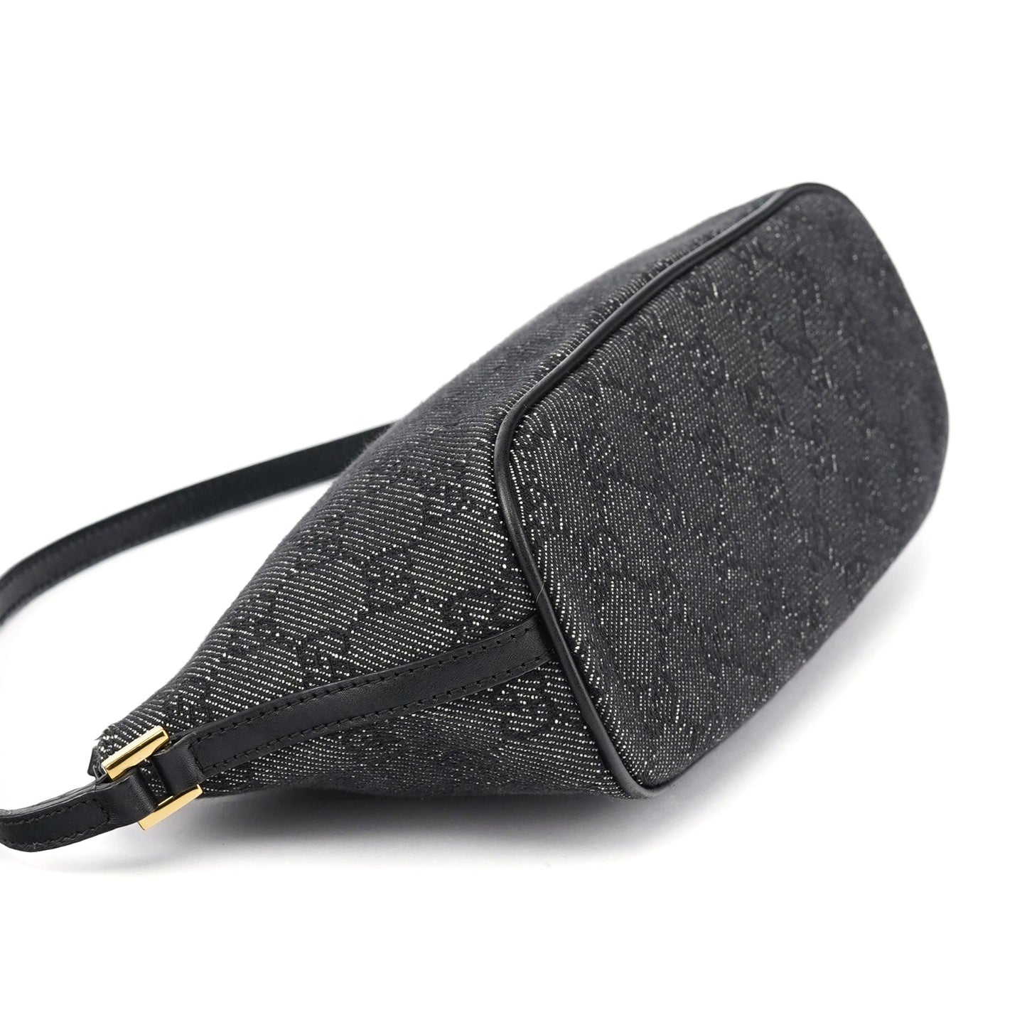 07198 Anthracite Denim GG Boat Pochette