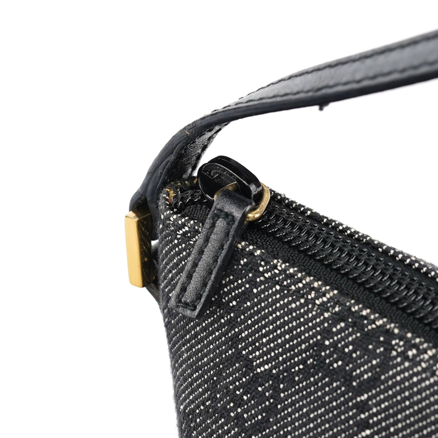 07198 Anthracite Denim GG Boat Pochette