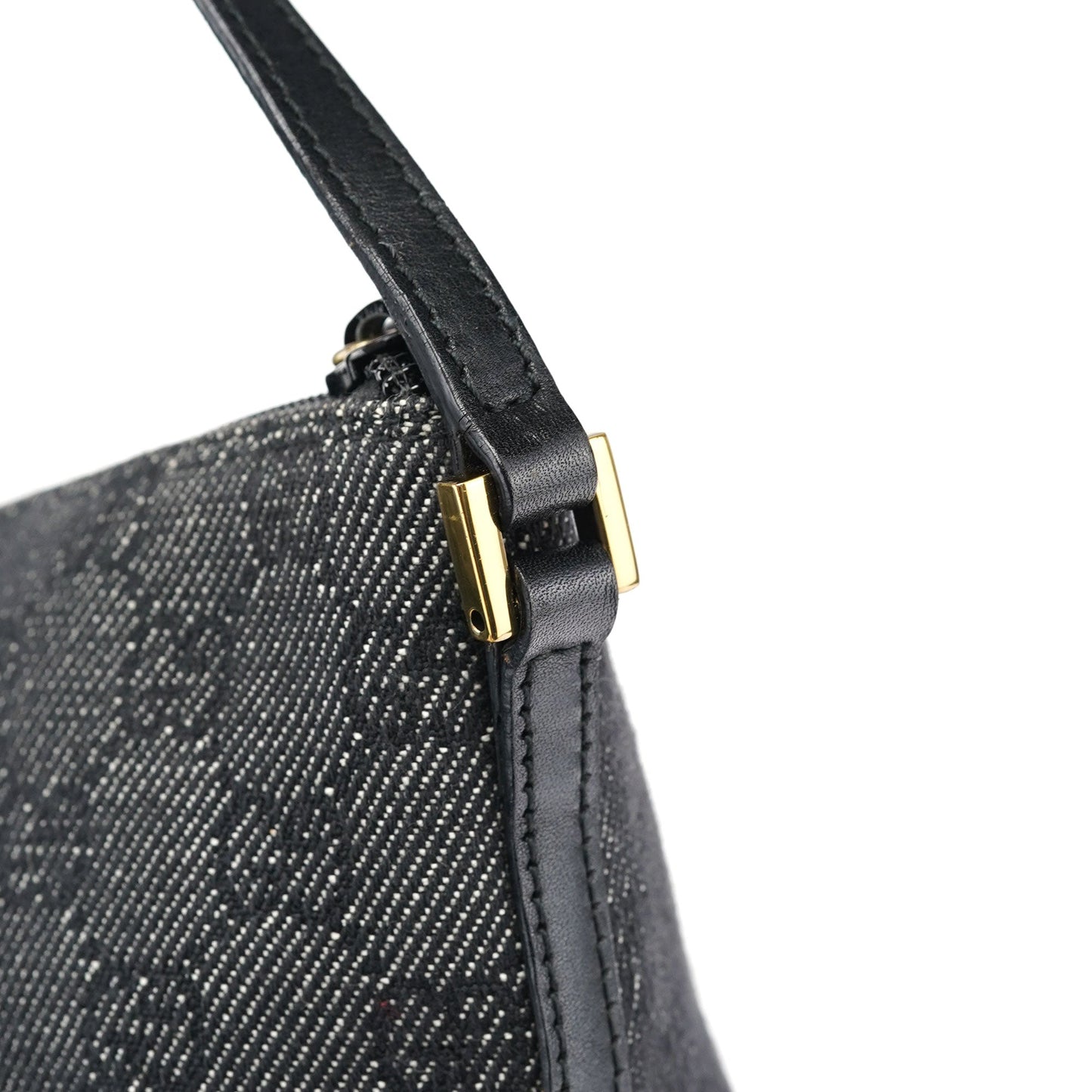 07198 Anthracite Denim GG Boat Pochette