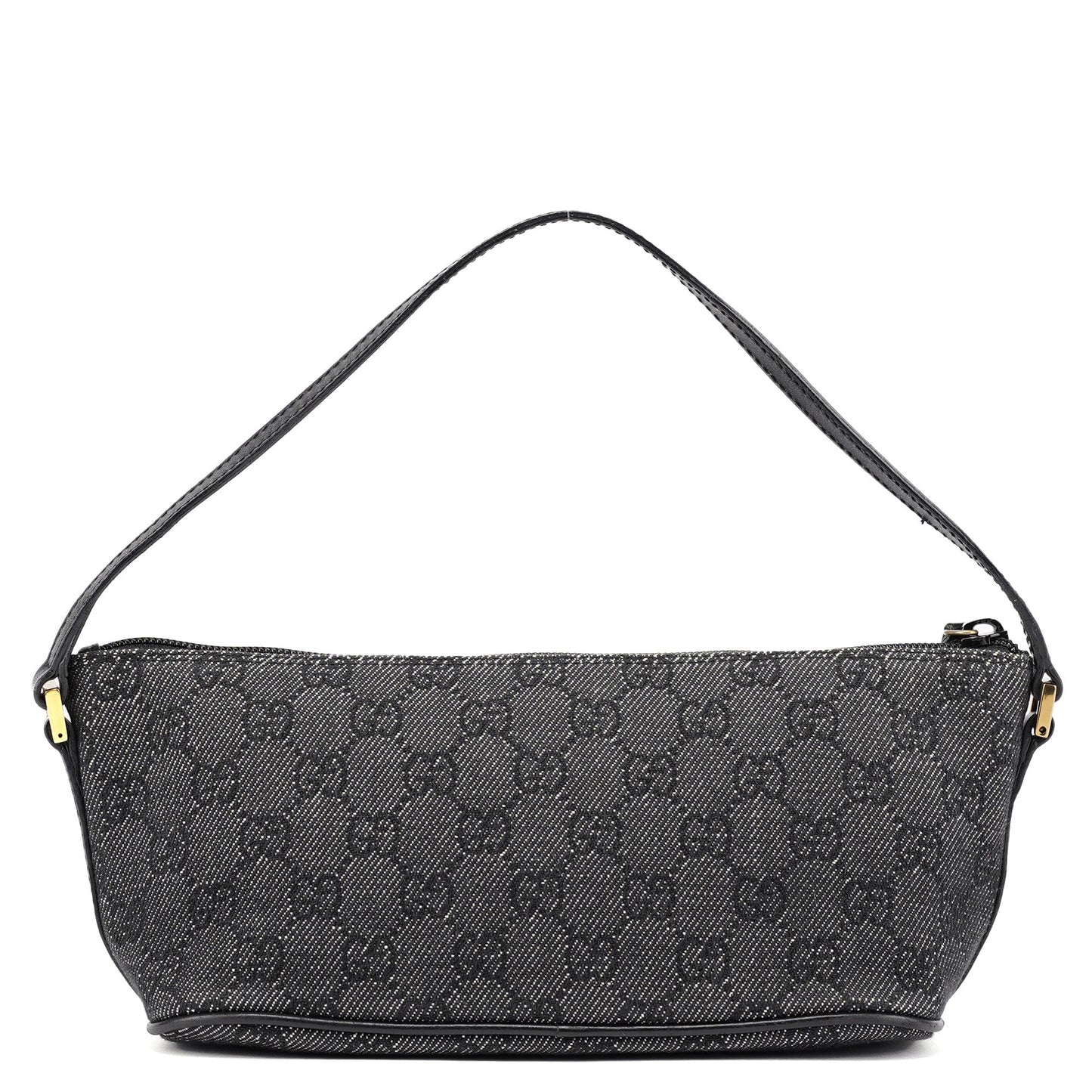 07198 Anthracite Denim GG Boat Pochette