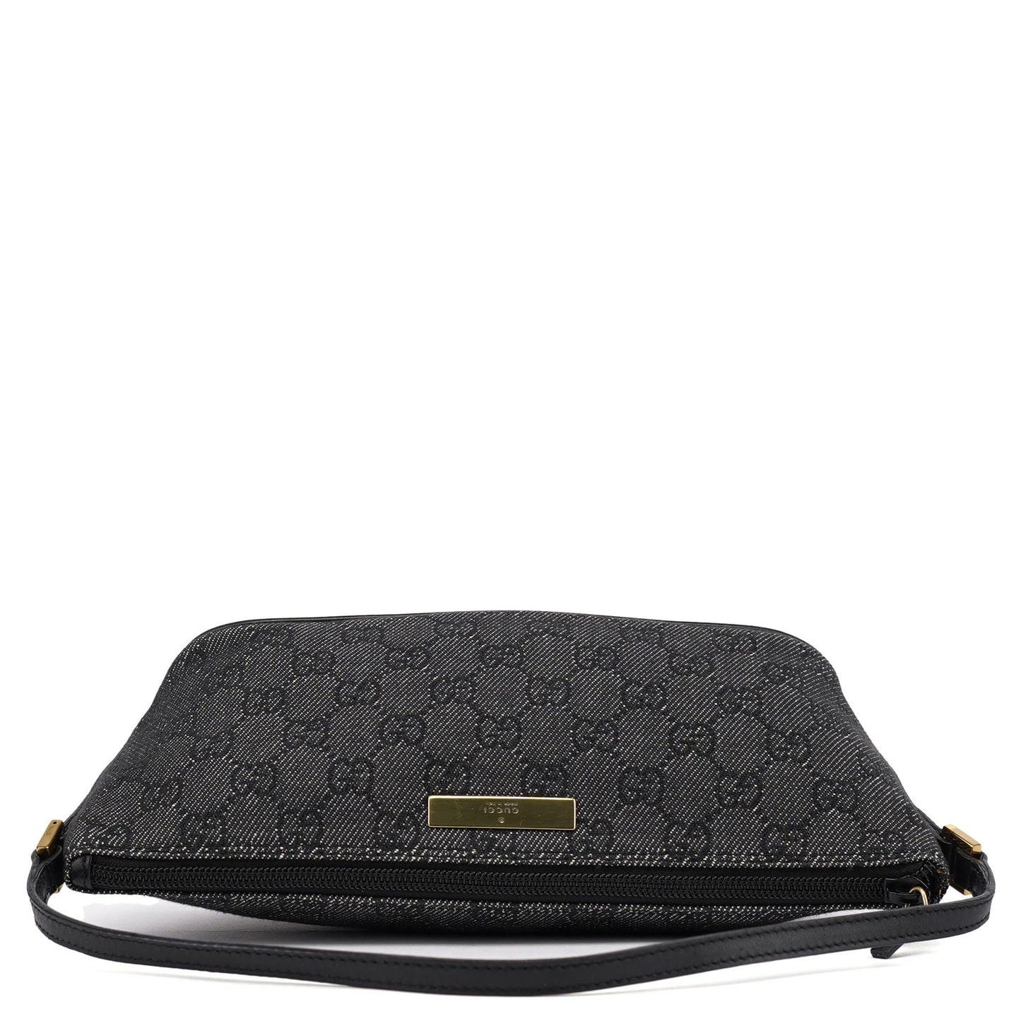 07198 Anthracite Denim GG Boat Pochette
