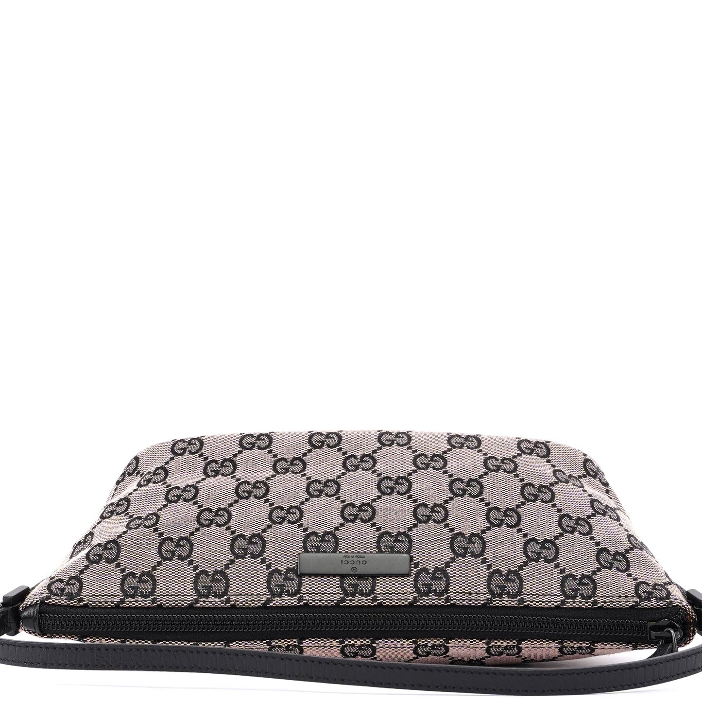 07198 Beige Black GG Boat Pochette