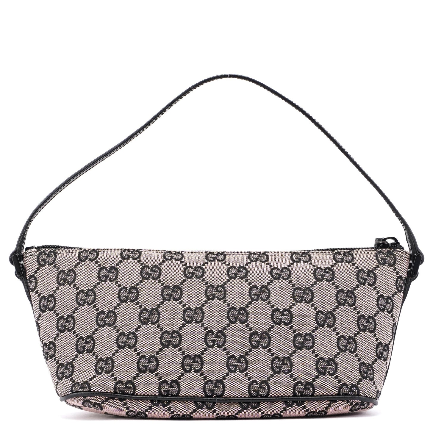 07198 Beige Black GG Boat Pochette