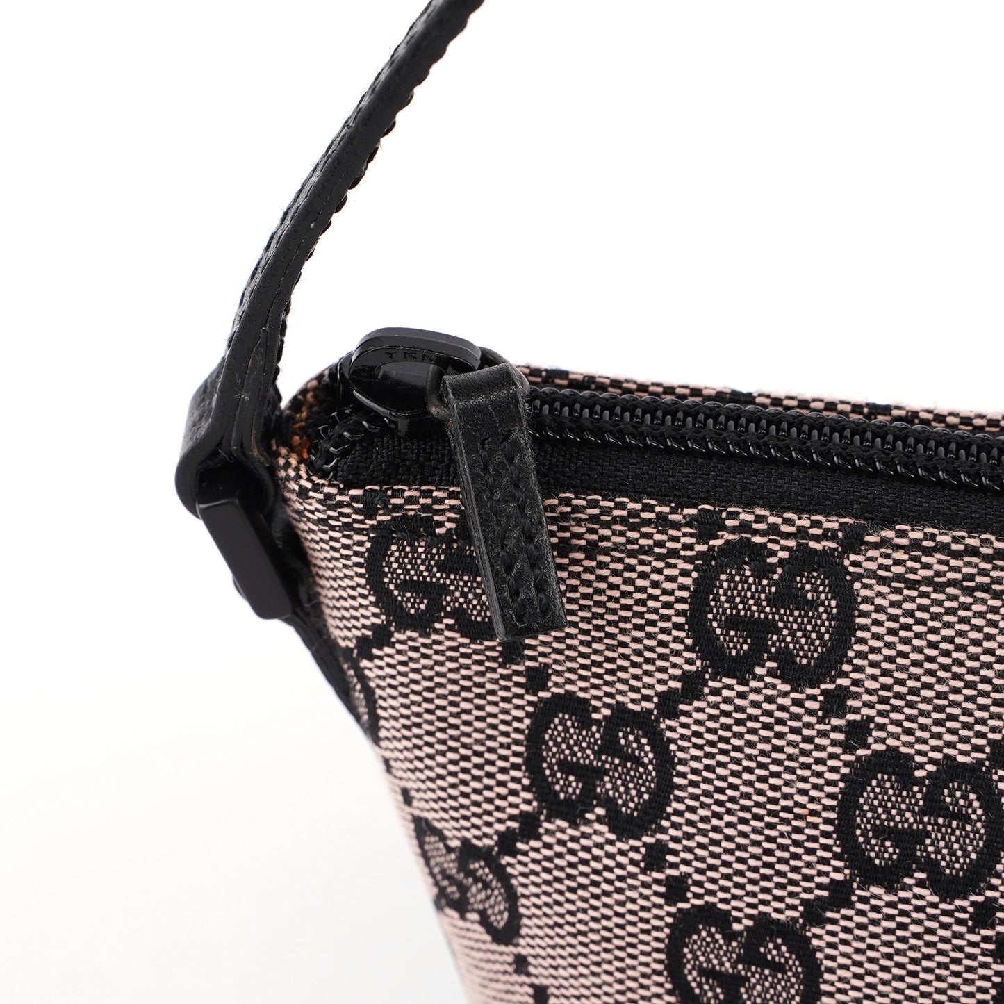 07198 Beige Black GG Boat Pochette