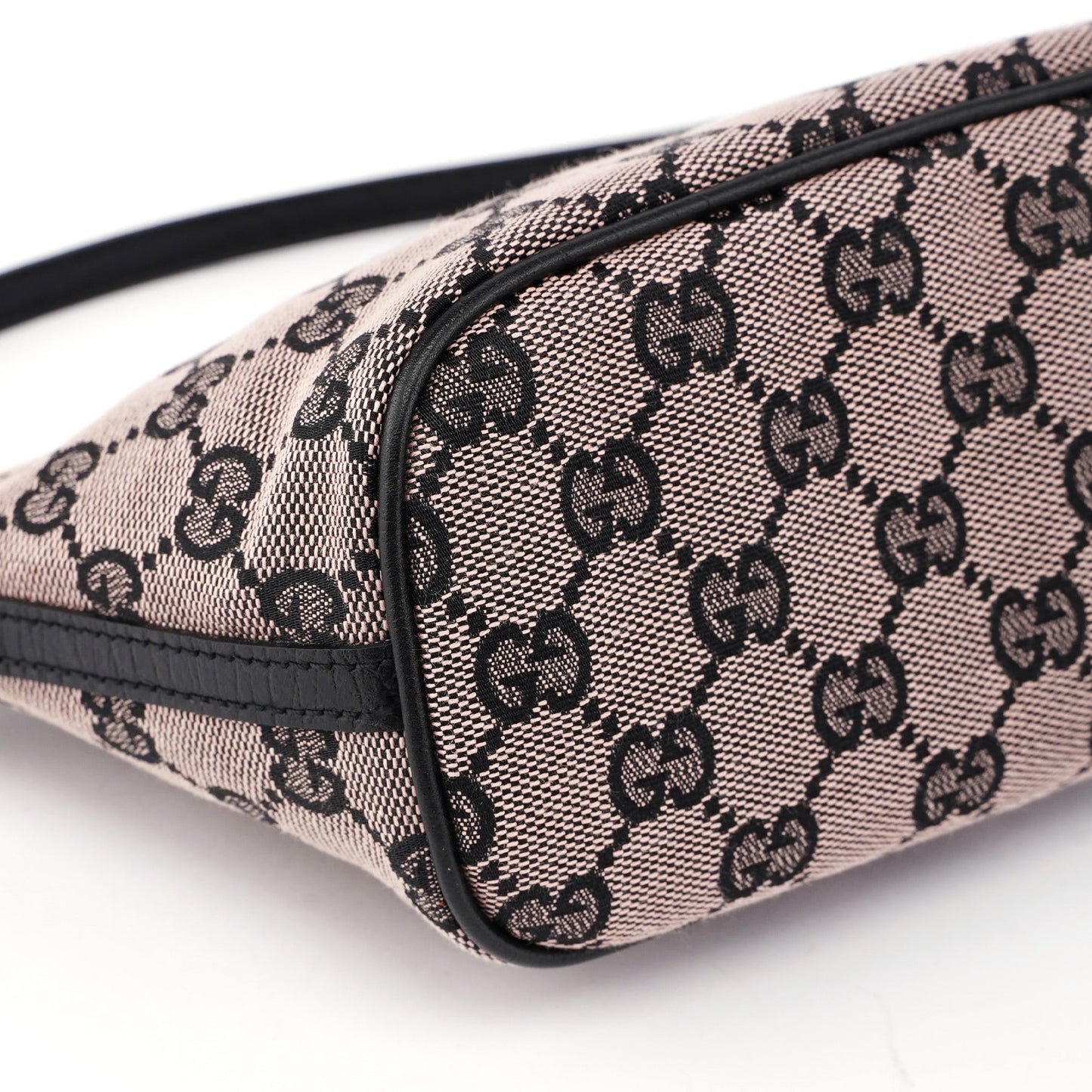 07198 Beige Black GG Boat Pochette