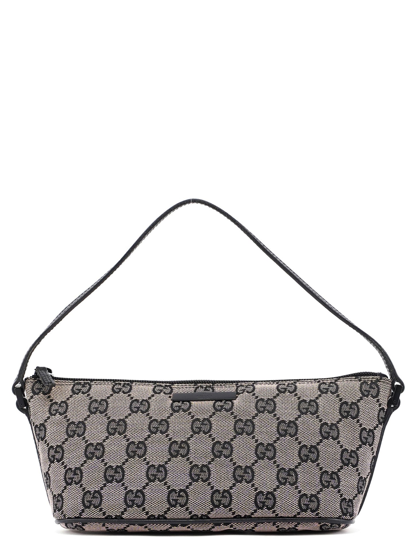 07198 Beige Black GG Boat Pochette