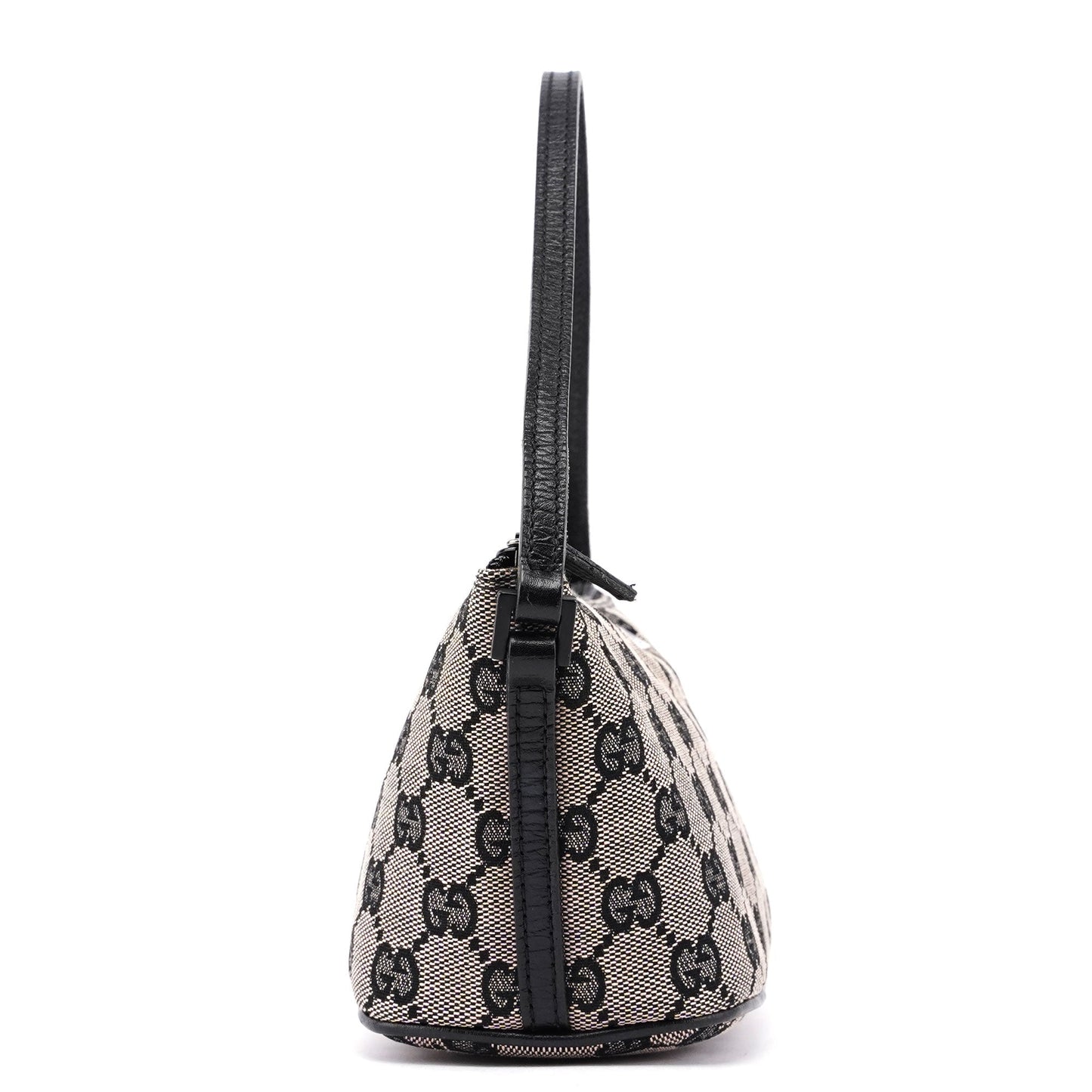 07198 Beige Black GG Boat Pochette