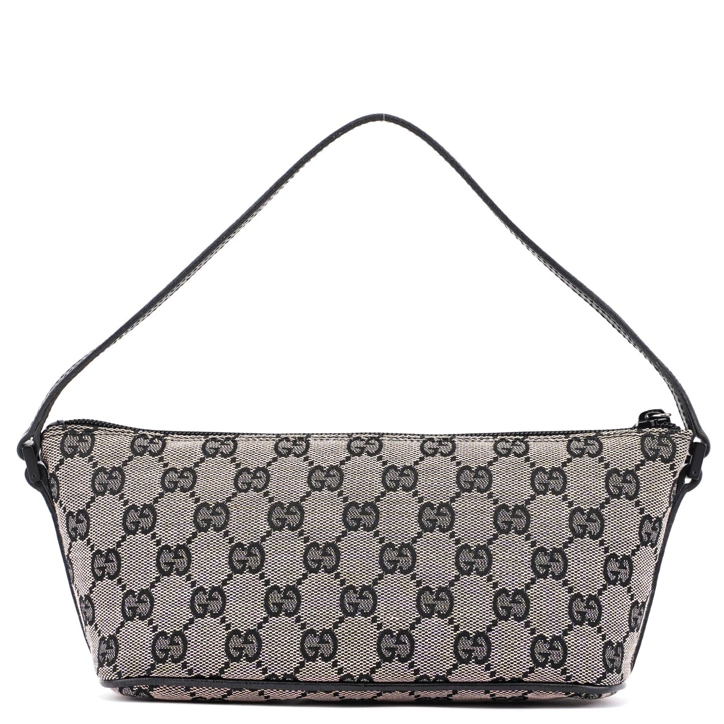 07198 Beige Black GG Boat Pochette