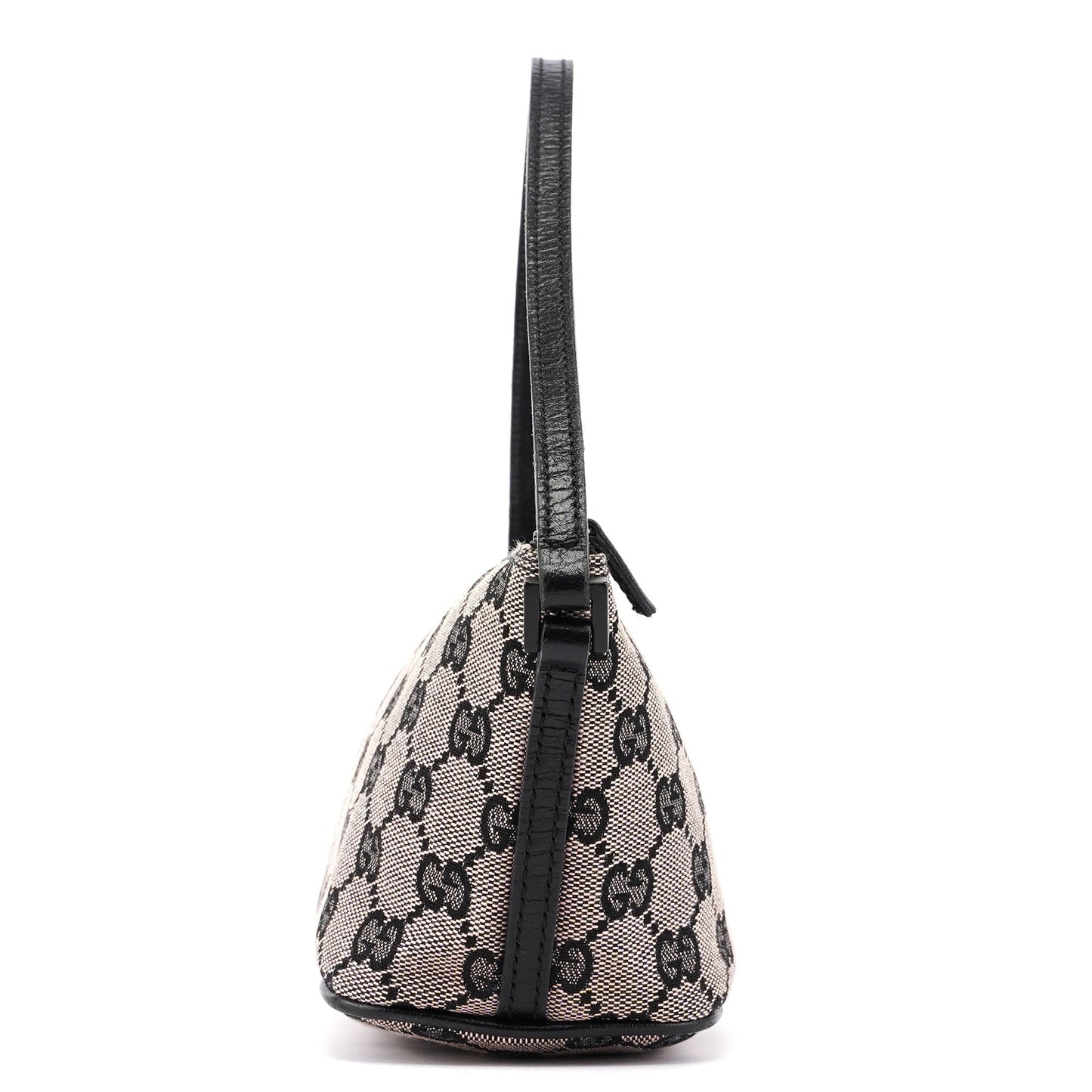 07198 Beige Black GG Boat Pochette