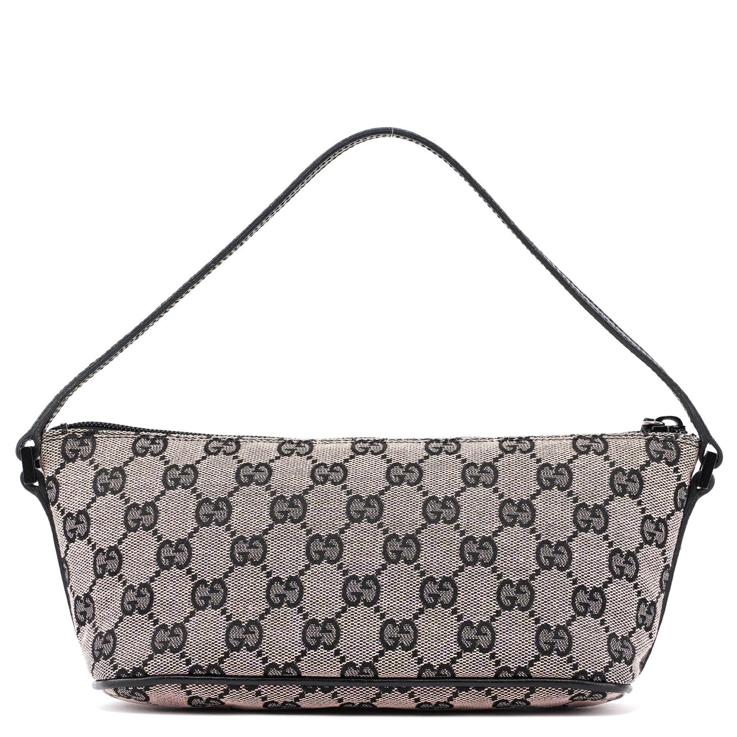 07198 Beige Black GG Boat Pochette