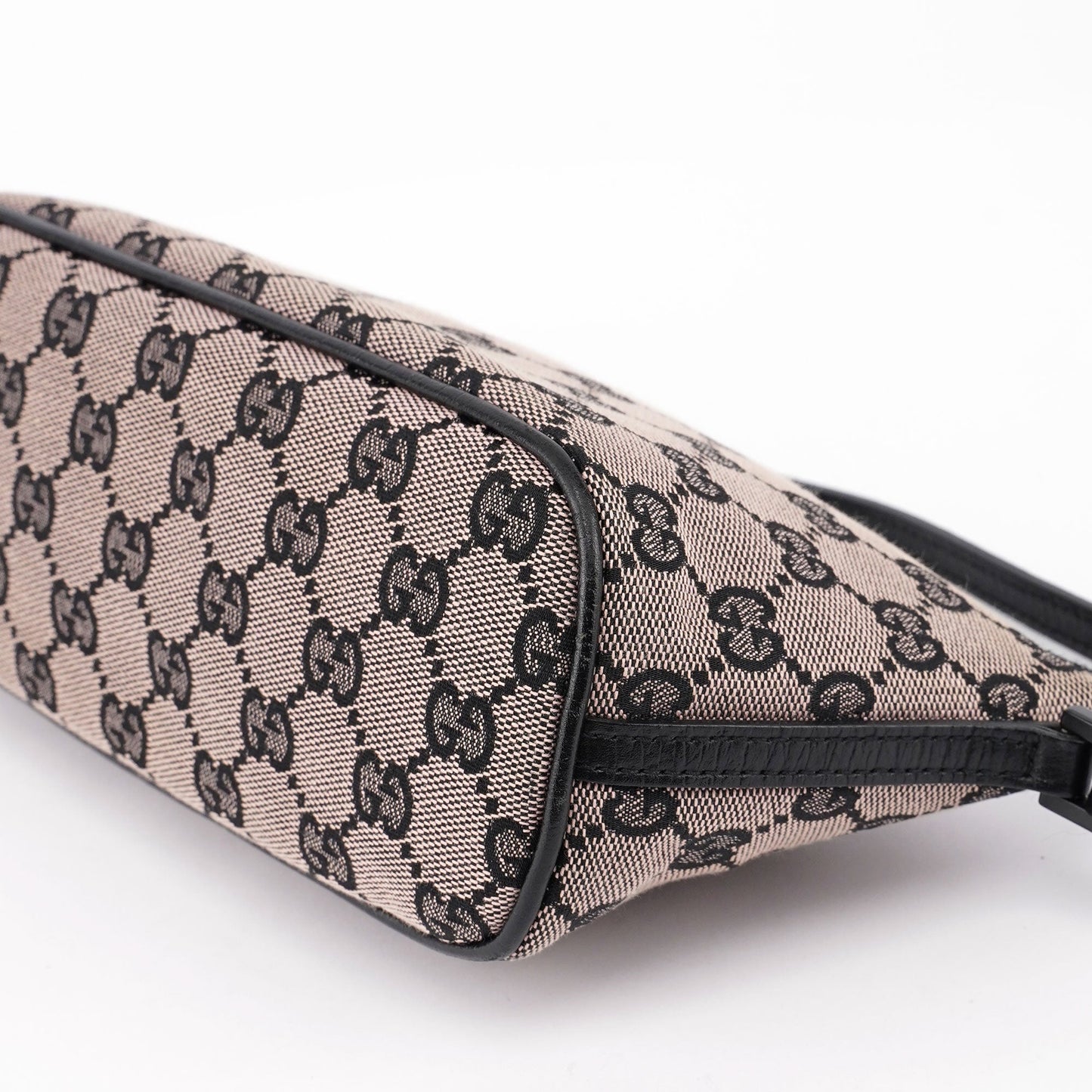 07198 Beige Black GG Boat Pochette