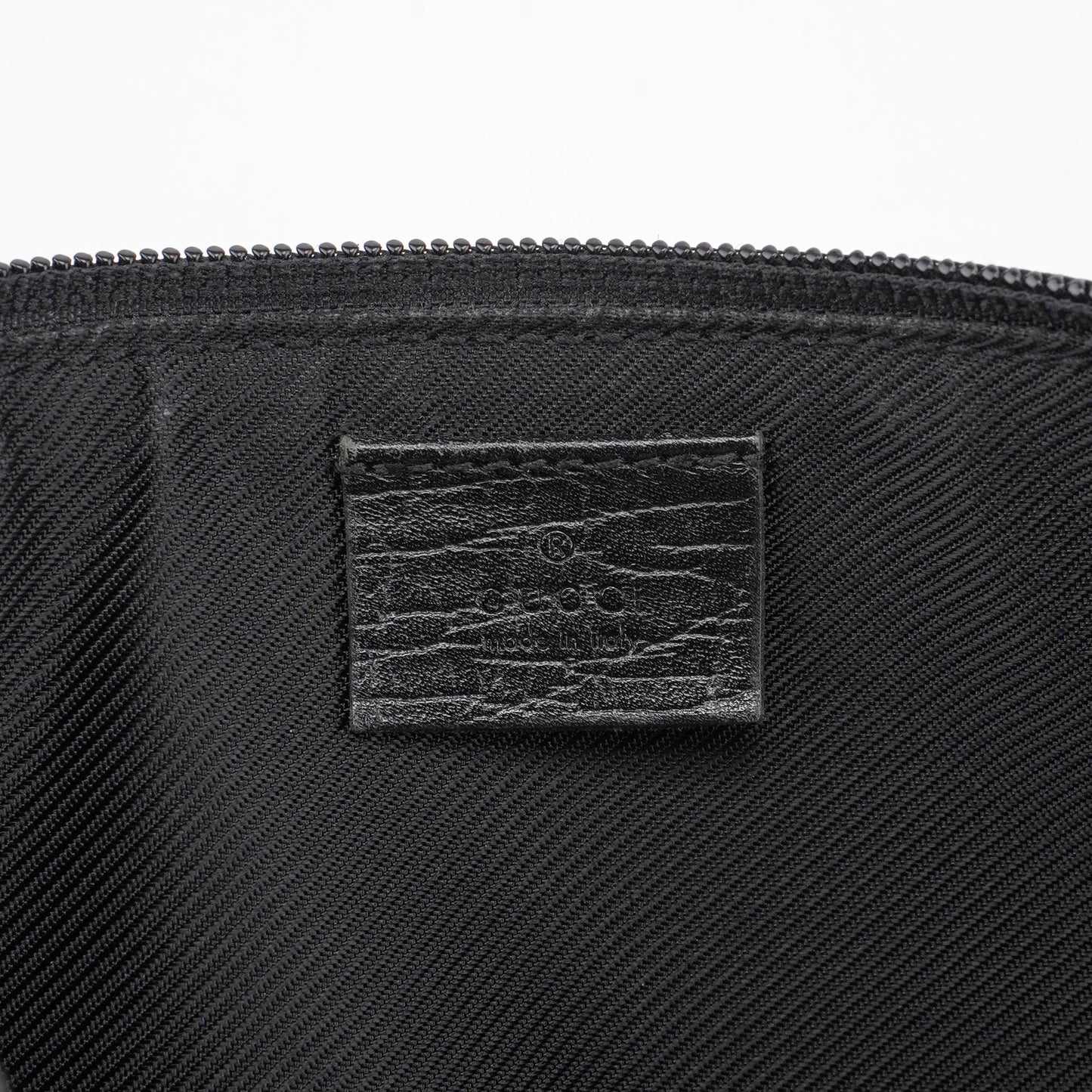 07198 Beige Black GG Boat Pochette