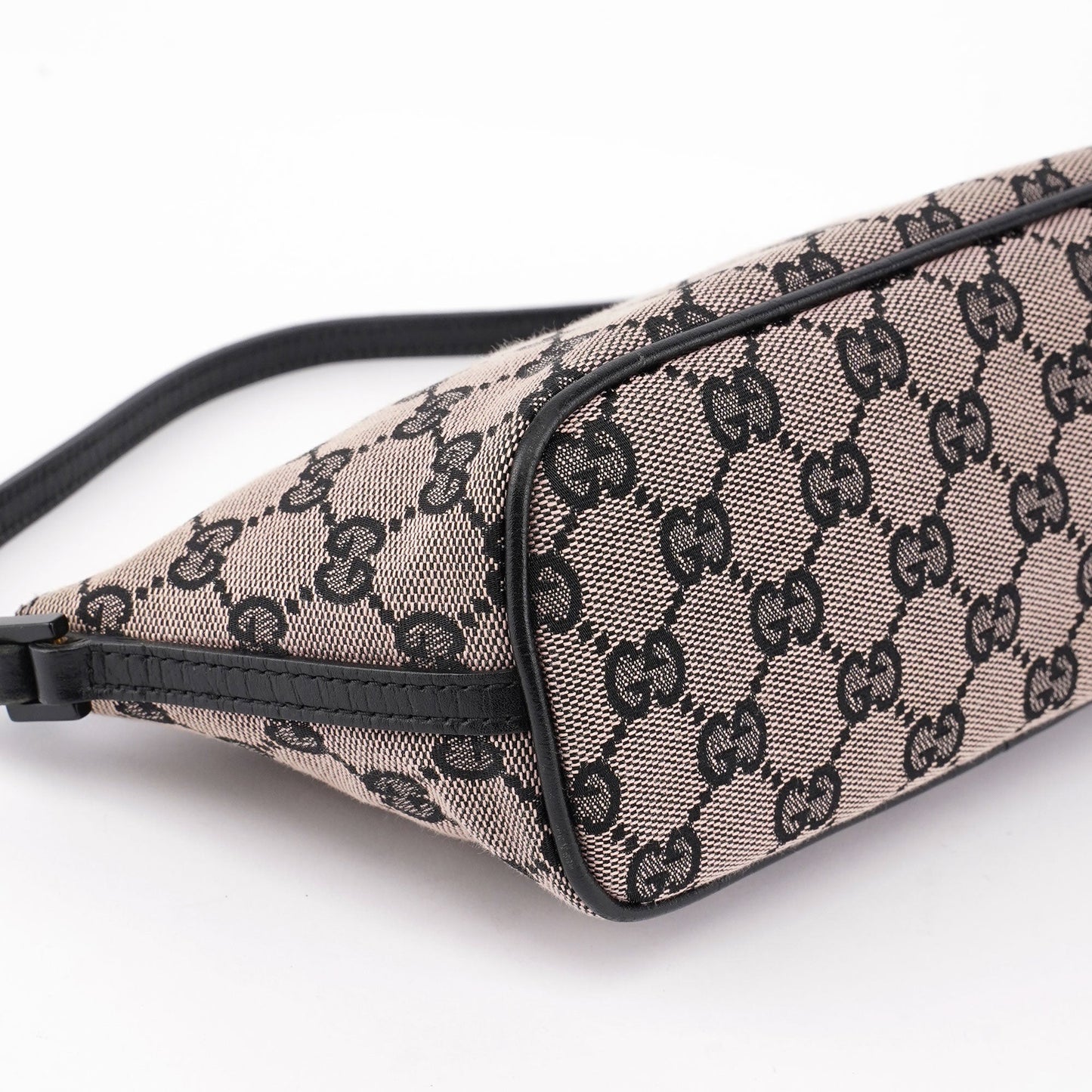 07198 Beige Black GG Boat Pochette