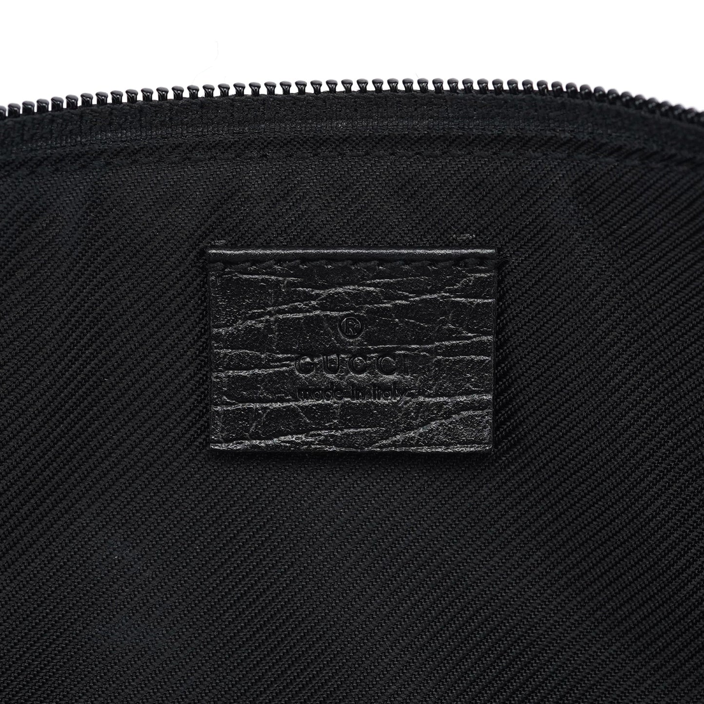 07198 Beige Black GG Boat Pochette