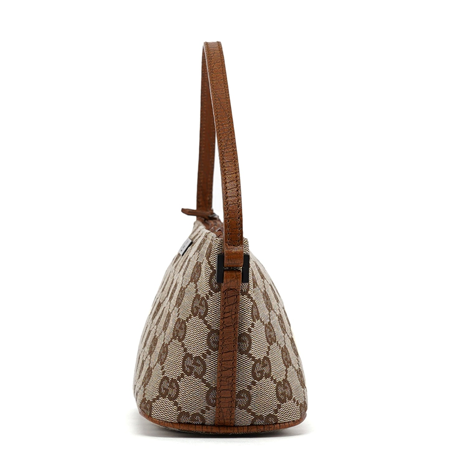 07198 Beige Brown GG Boat Pochette