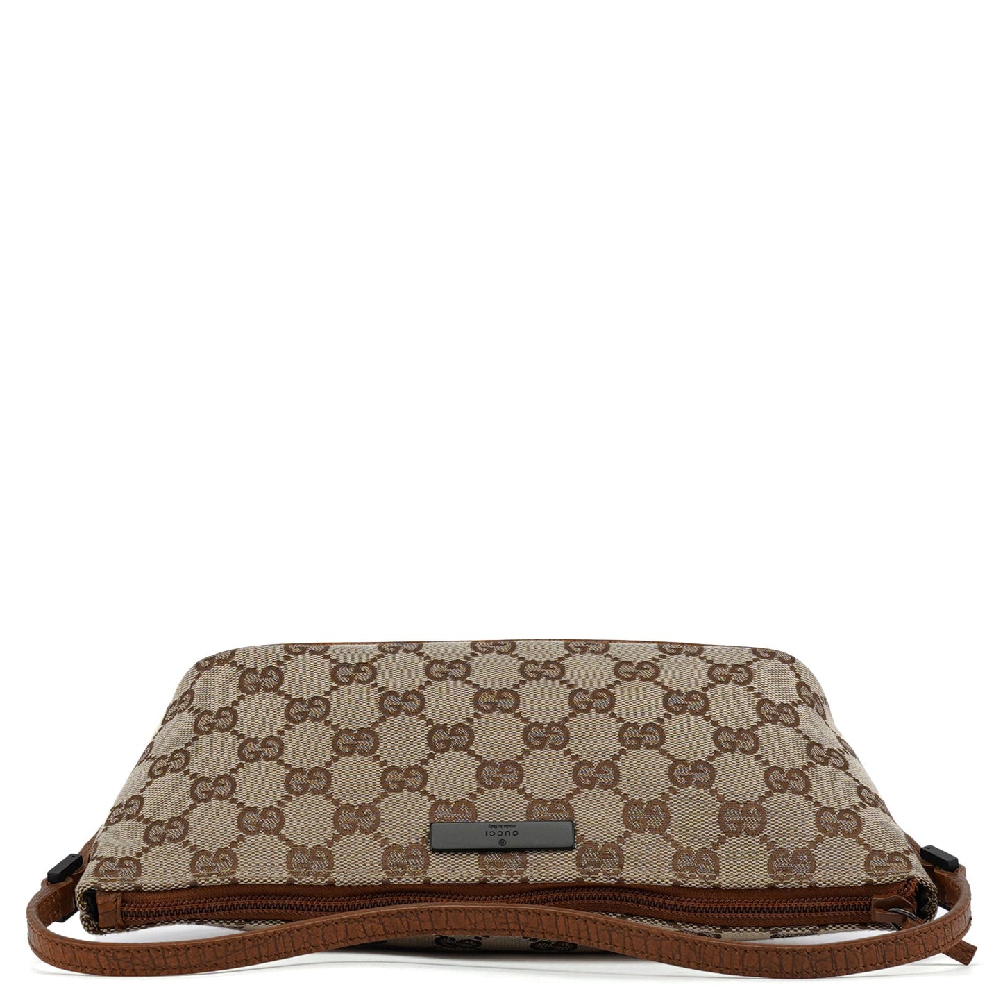 07198 Beige Brown GG Boat Pochette