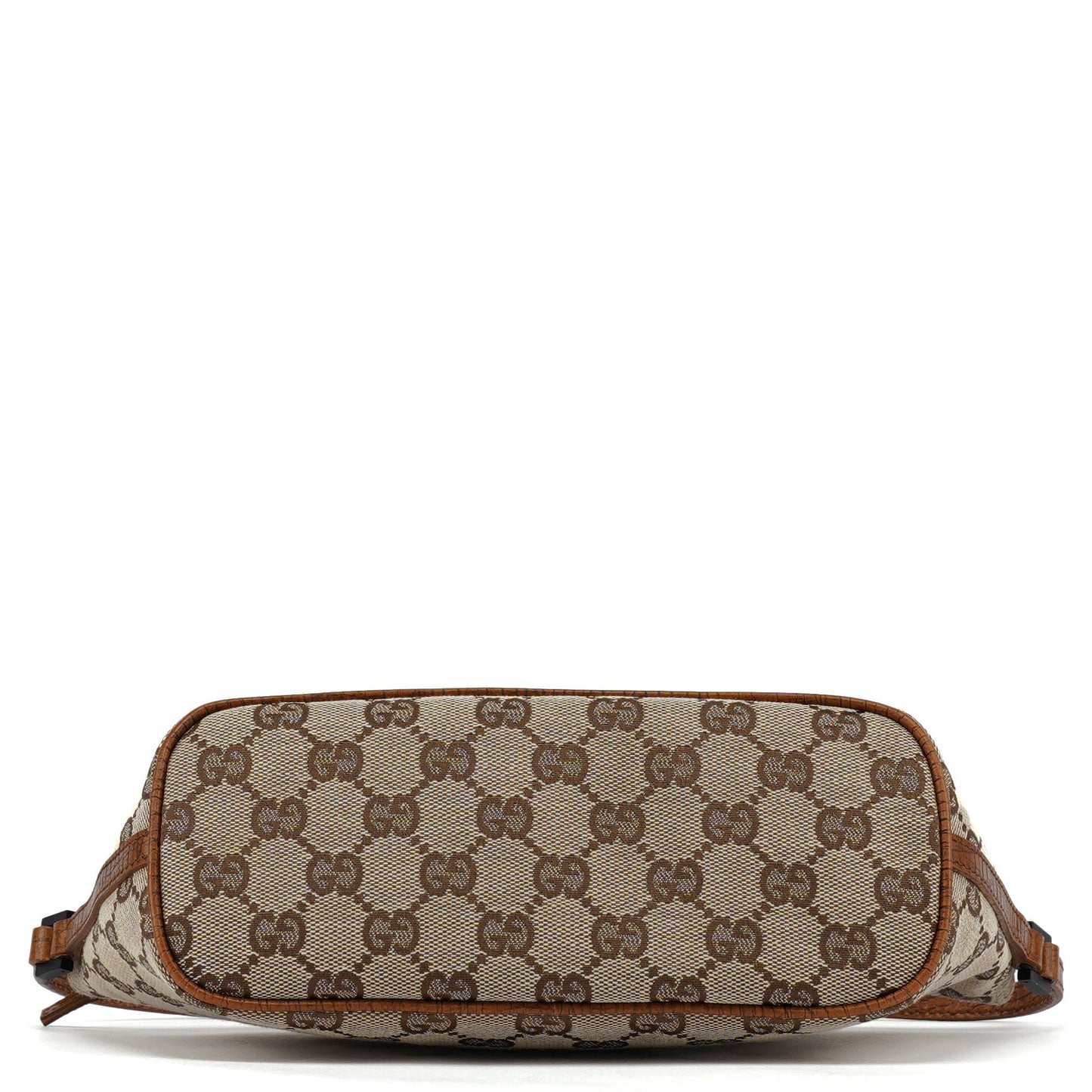 07198 Beige Brown GG Boat Pochette