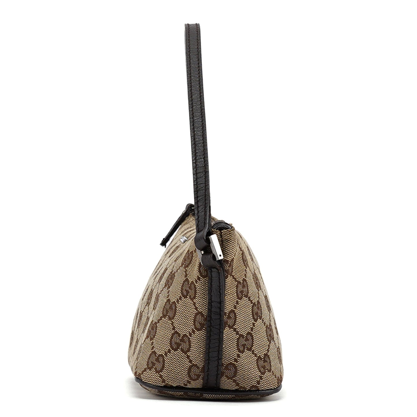 07198 Beige Brown GG Boat Pochette