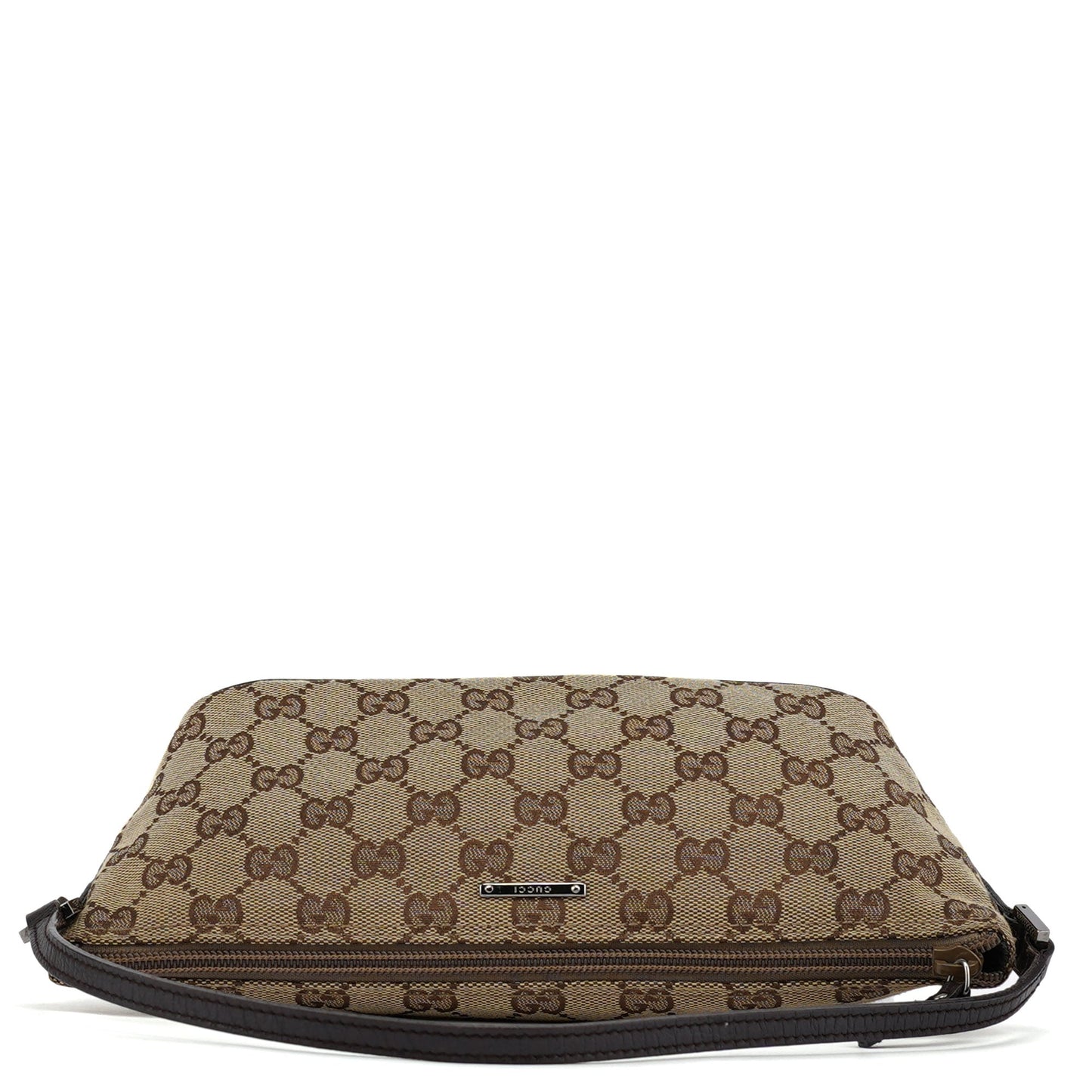 07198 Beige Brown GG Boat Pochette