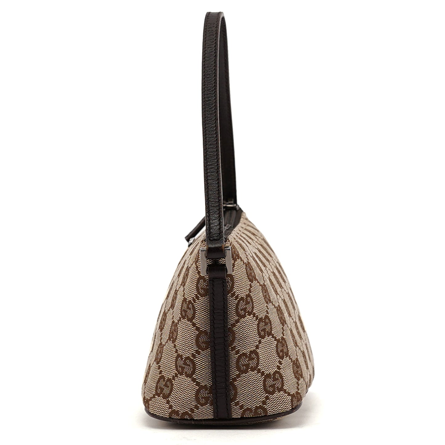 07198 Beige Brown GG Boat Pochette