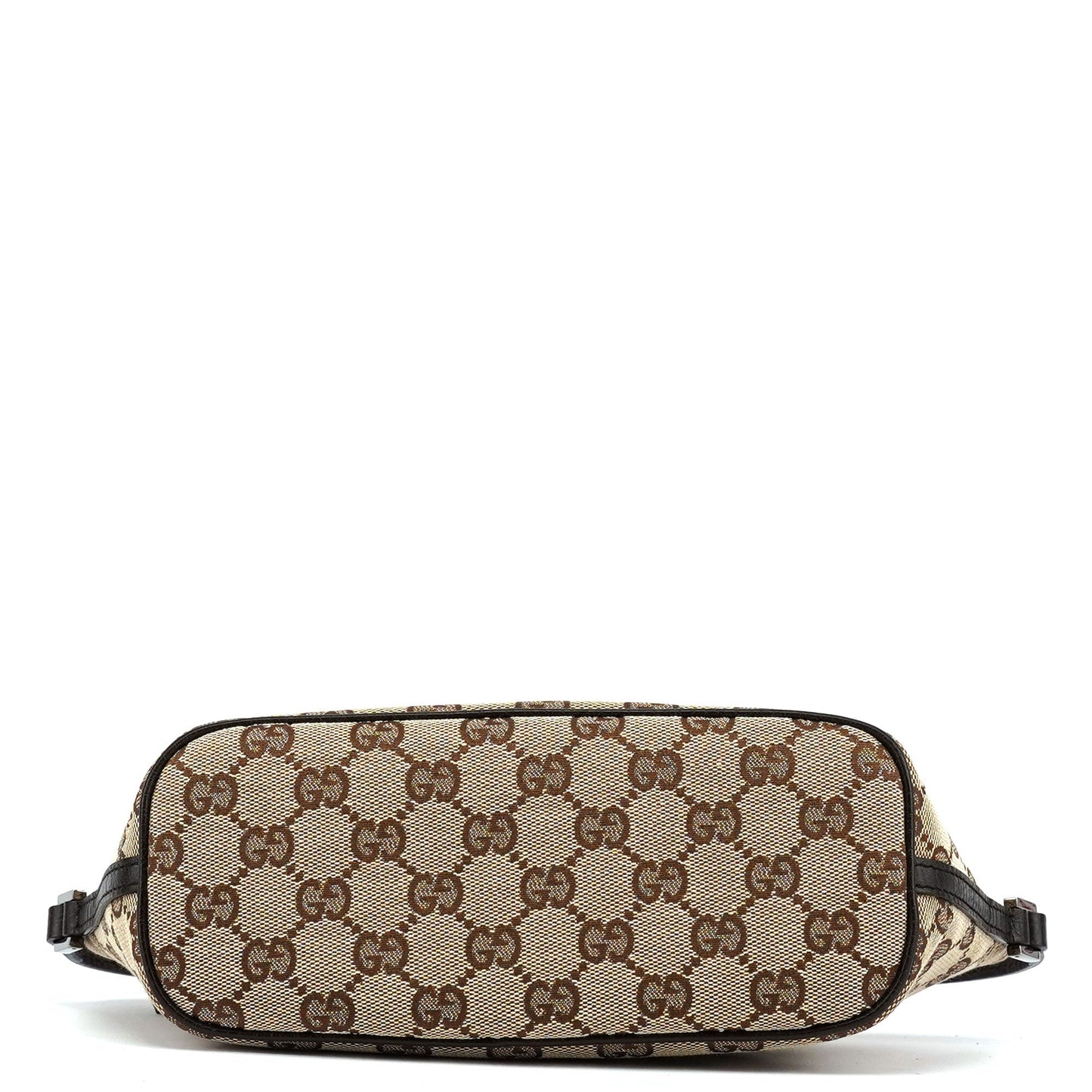 07198 Beige Brown GG Boat Pochette