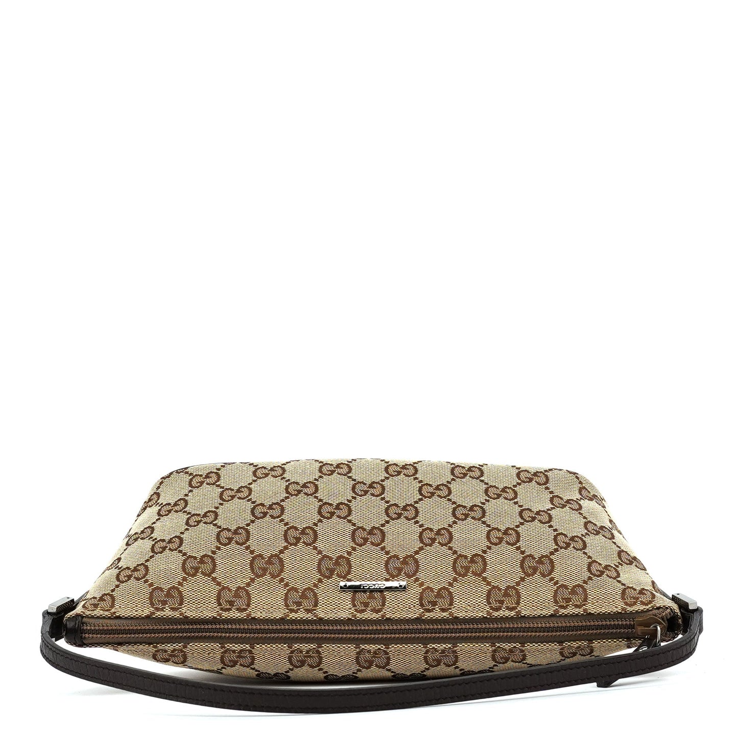 07198 Beige Brown GG Boat Pochette