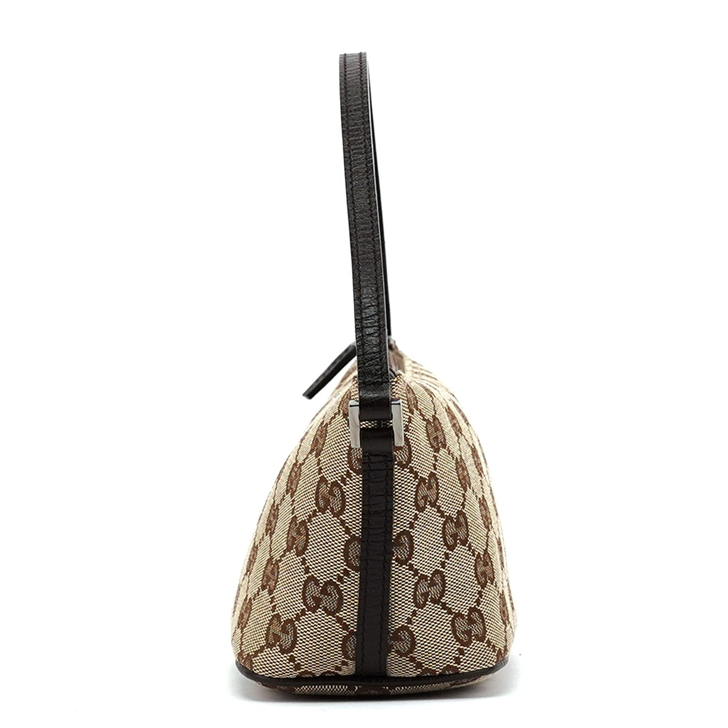 07198 Beige Brown GG Boat Pochette