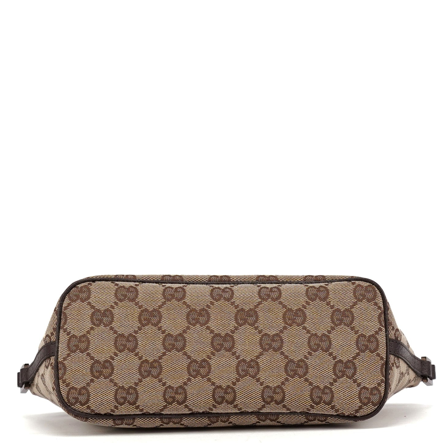 07198 Beige Brown GG Boat Pochette