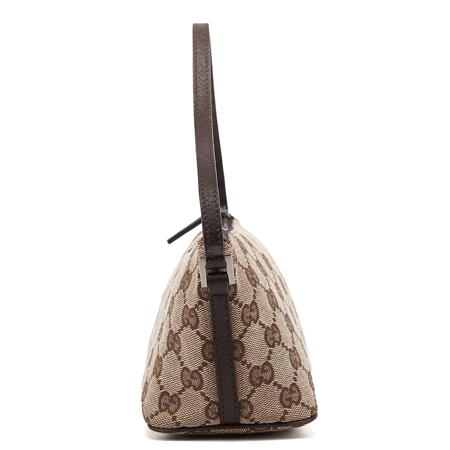 07198 Beige Brown GG Boat Pochette