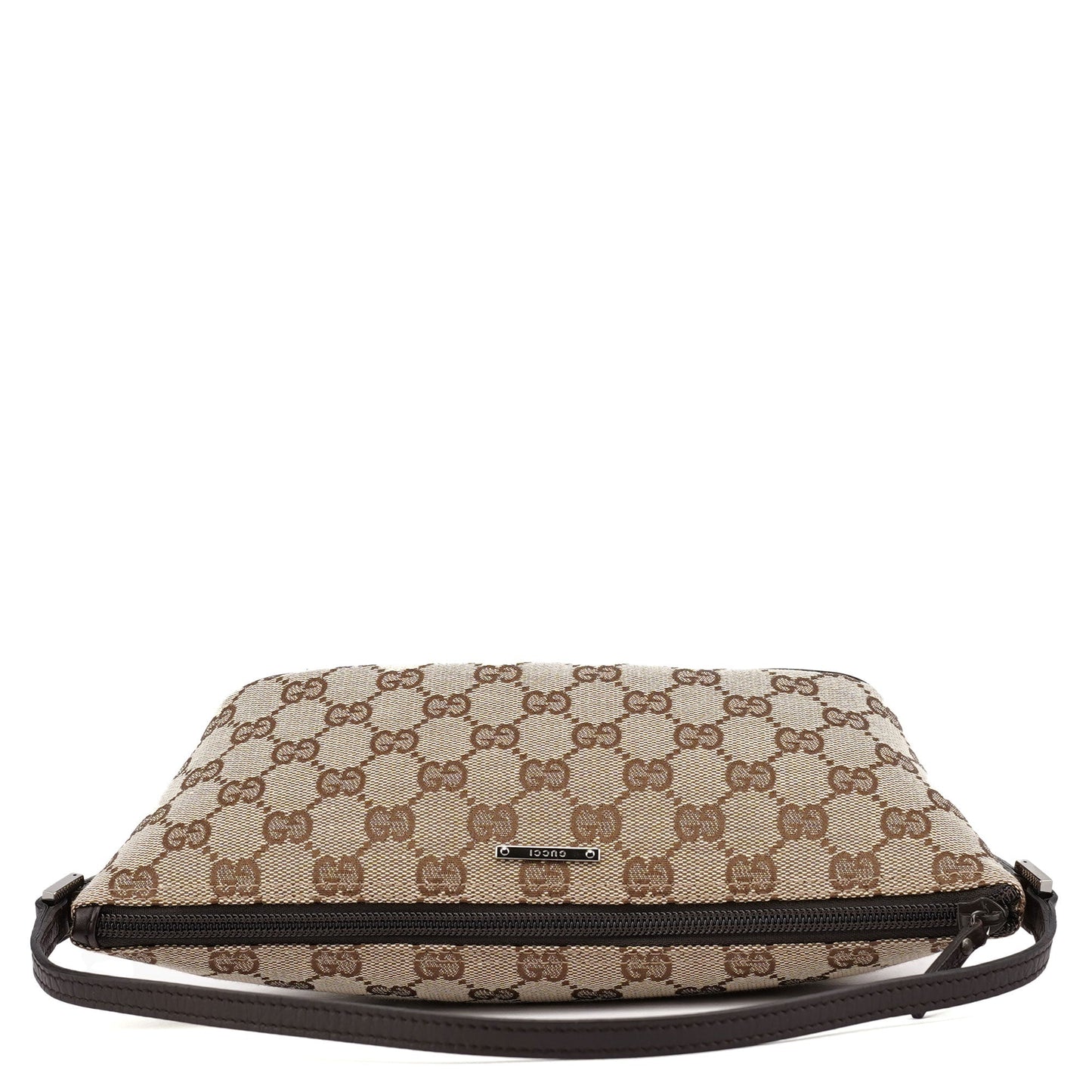 07198 Beige Brown GG Boat Pochette