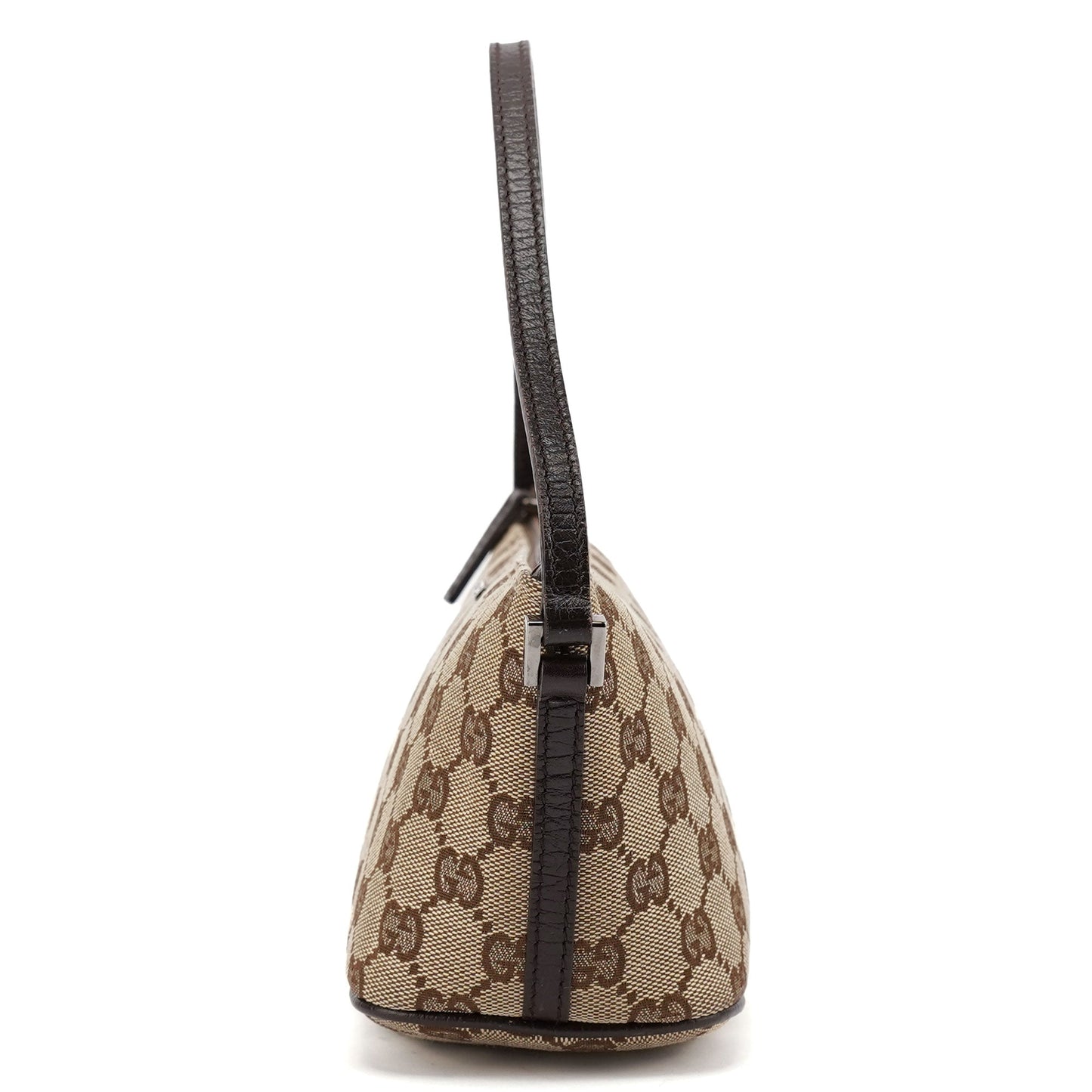 07198 Beige Brown GG Boat Pochette