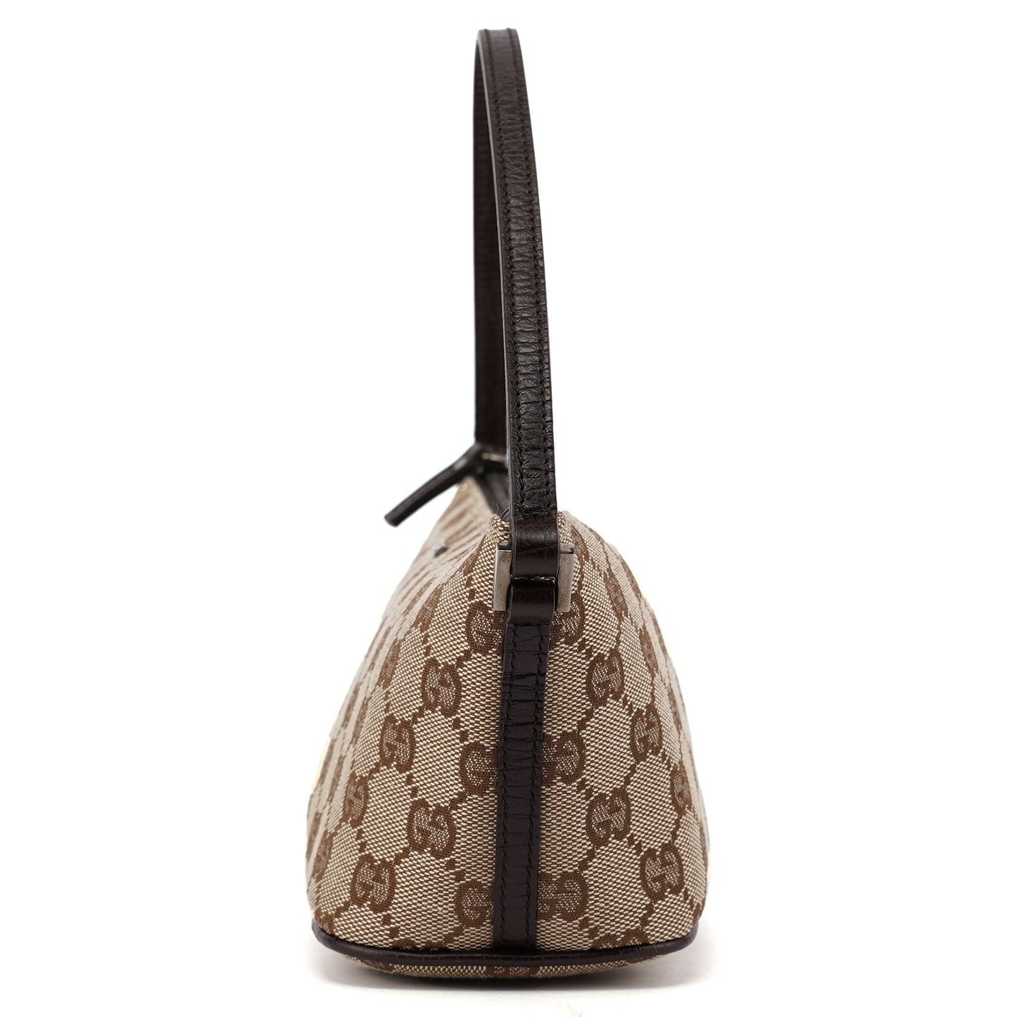 07198 Beige Brown GG Boat Pochette