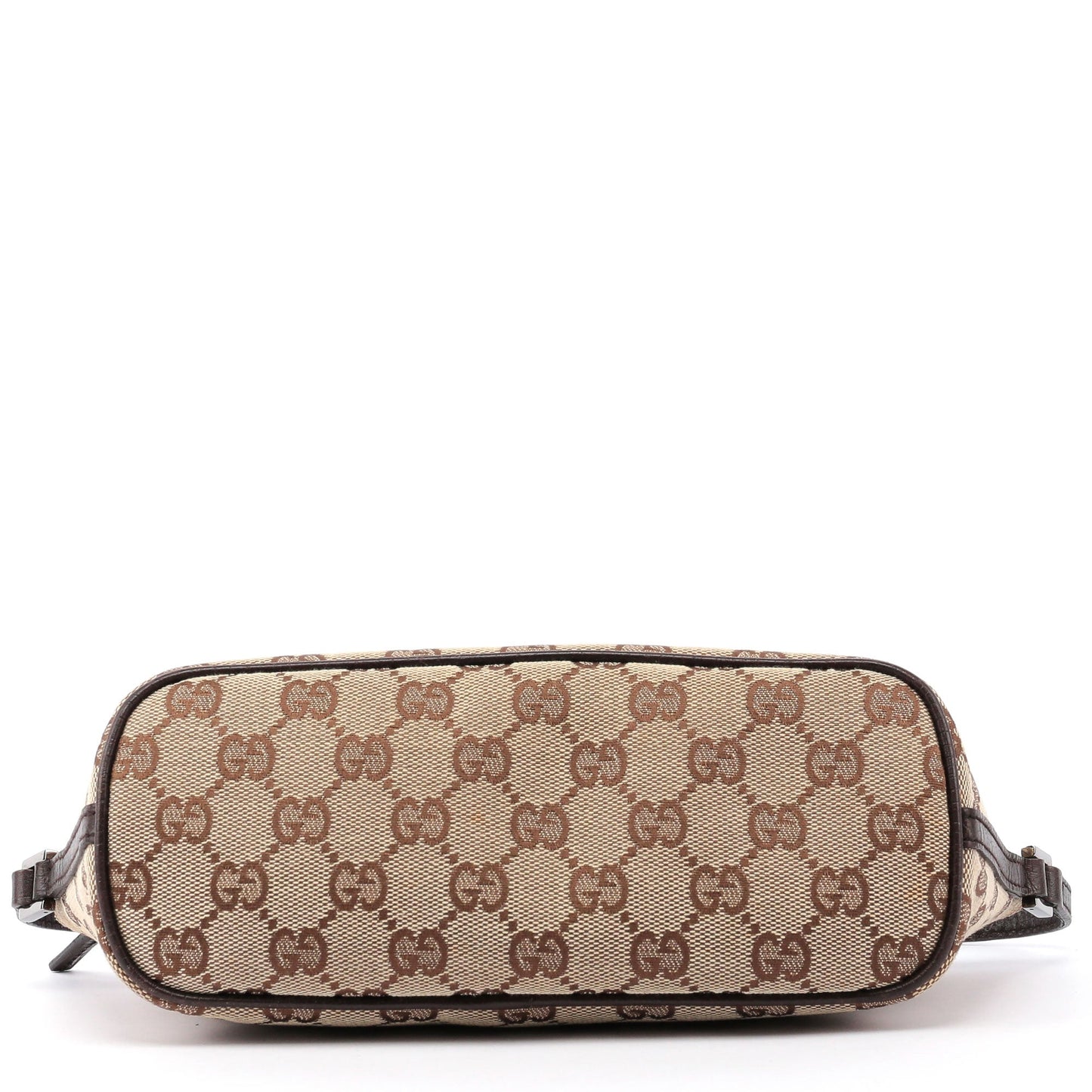 07198 Beige Brown GG Boat Pochette