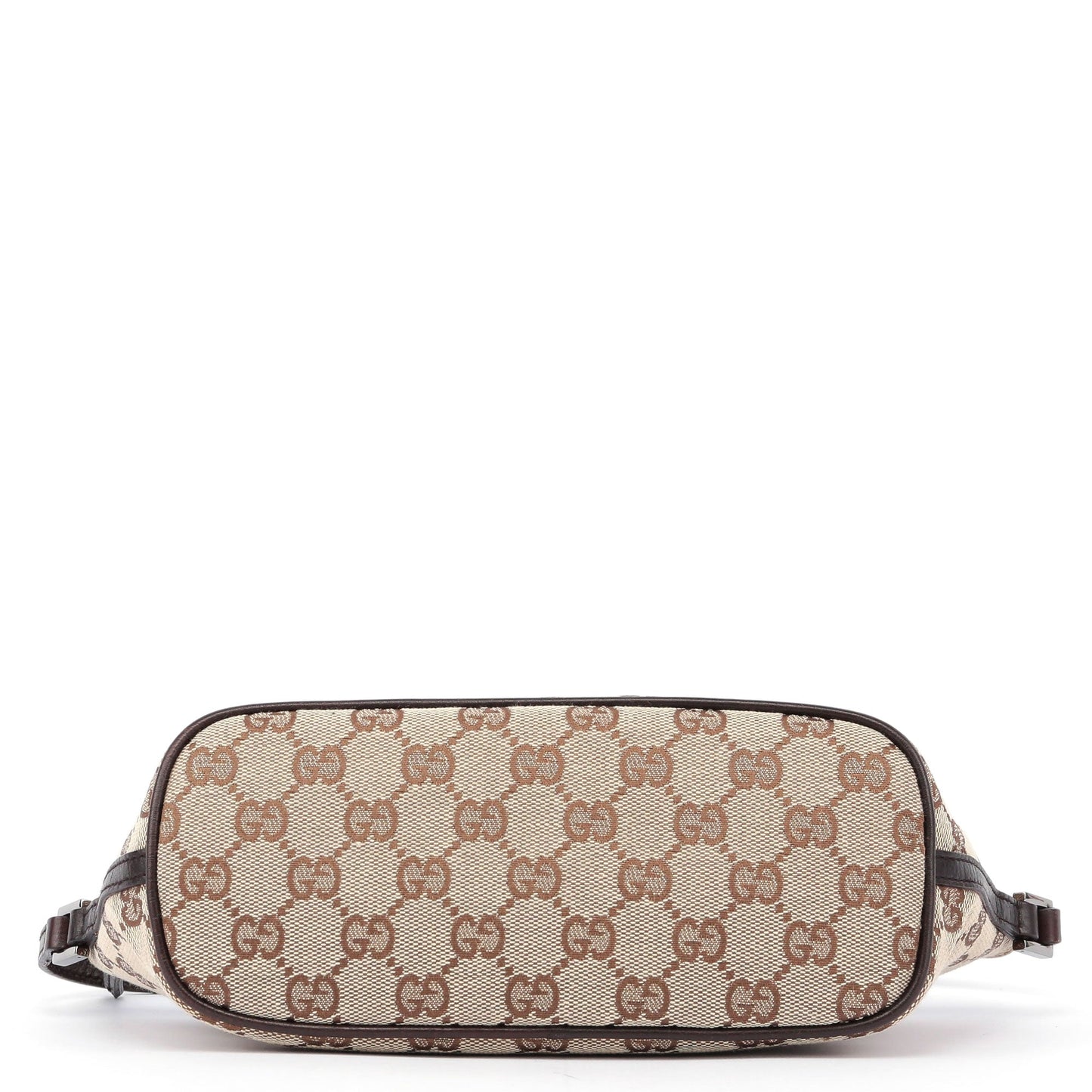 07198 Beige Brown GG Boat Pochette
