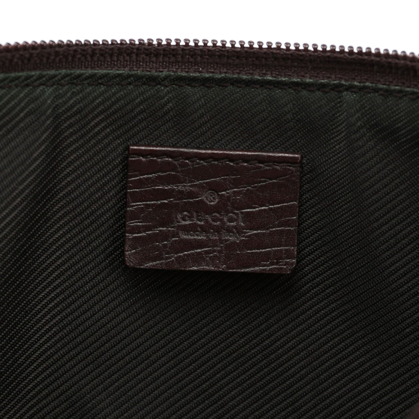 07198 Beige Brown GG Boat Pochette