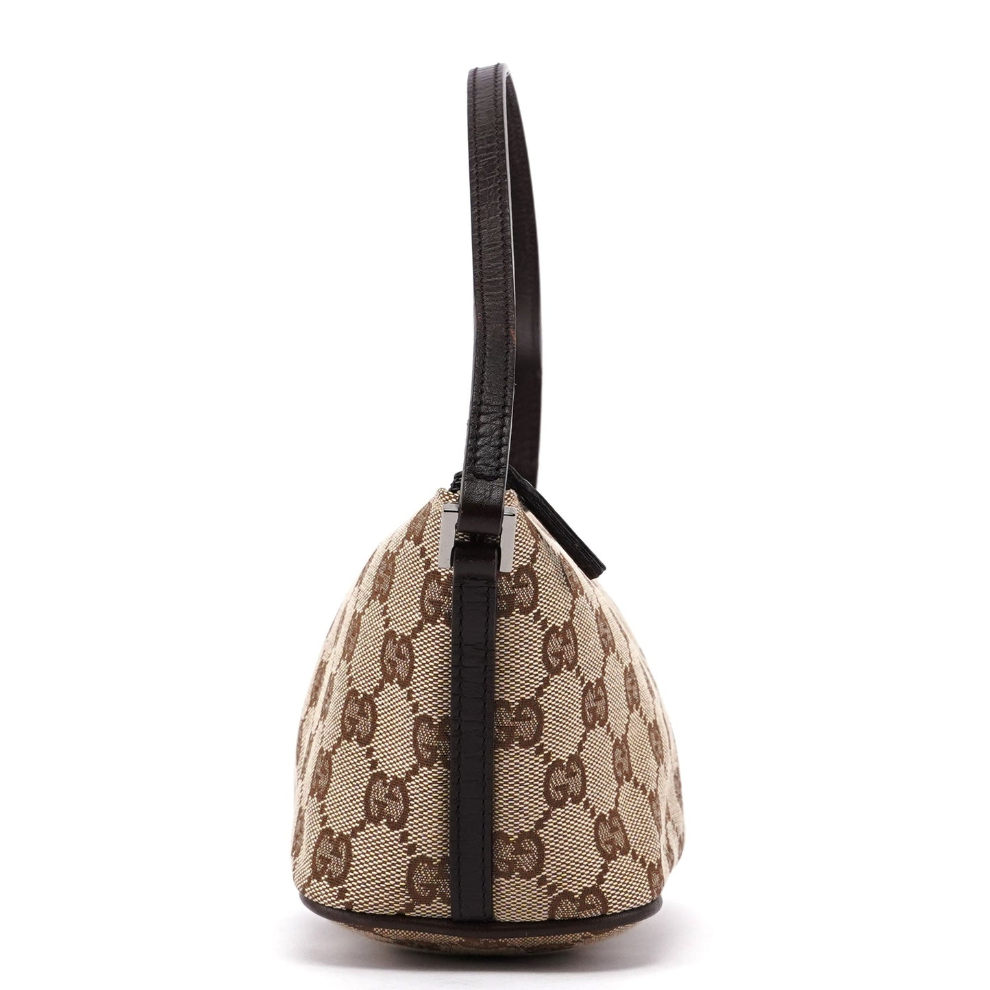 07198 Beige Brown GG Boat Pochette