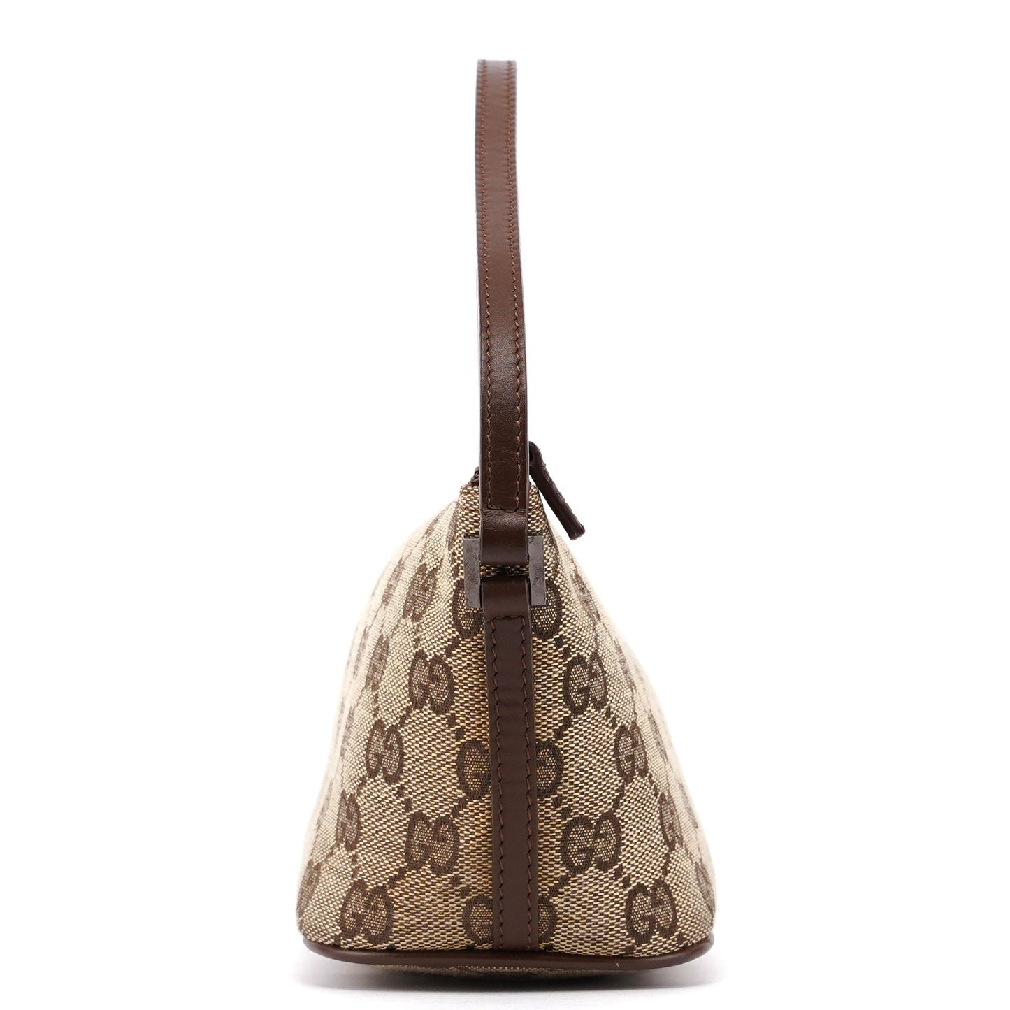 07198 Beige Brown GG Boat Pochette