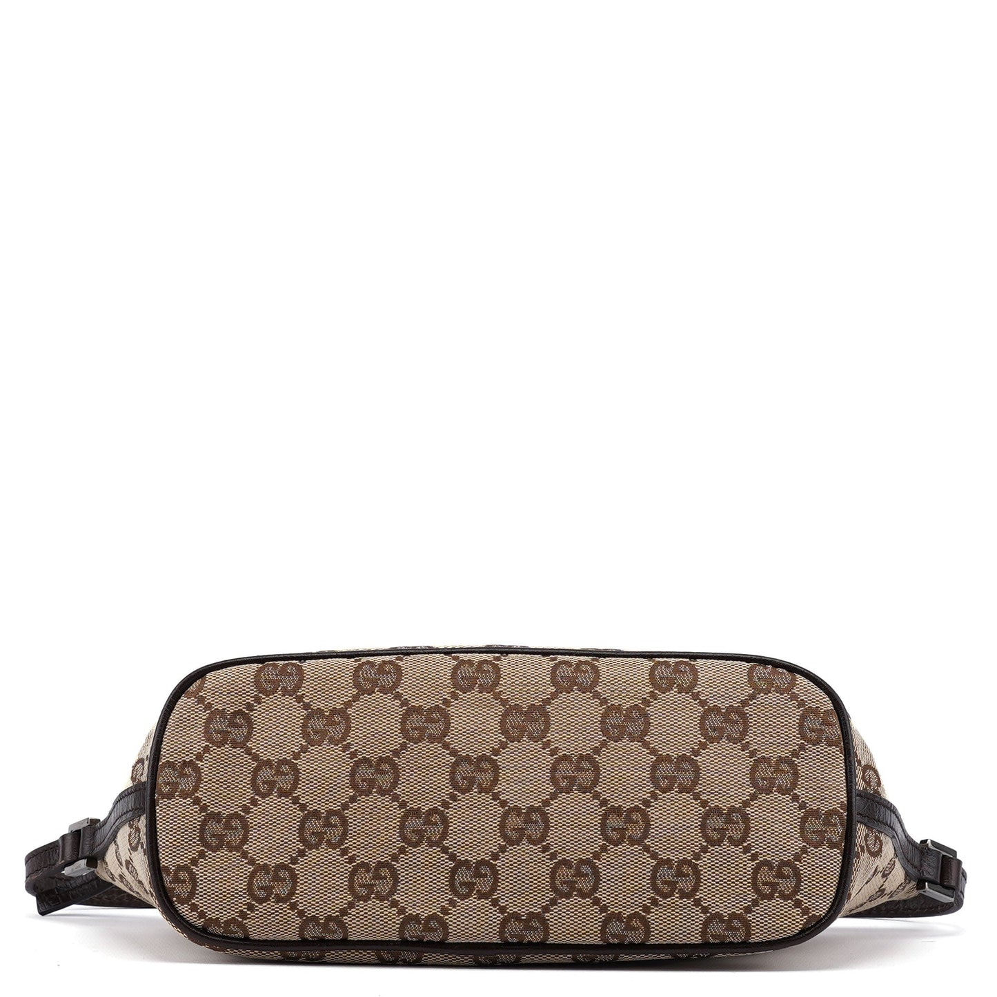 07198 Beige Brown GG Boat Pochette
