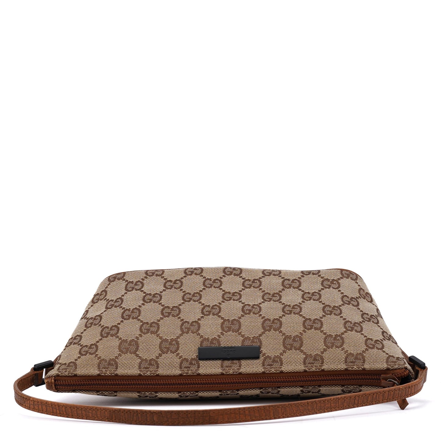 07198 Beige Brown GG Boat Pochette