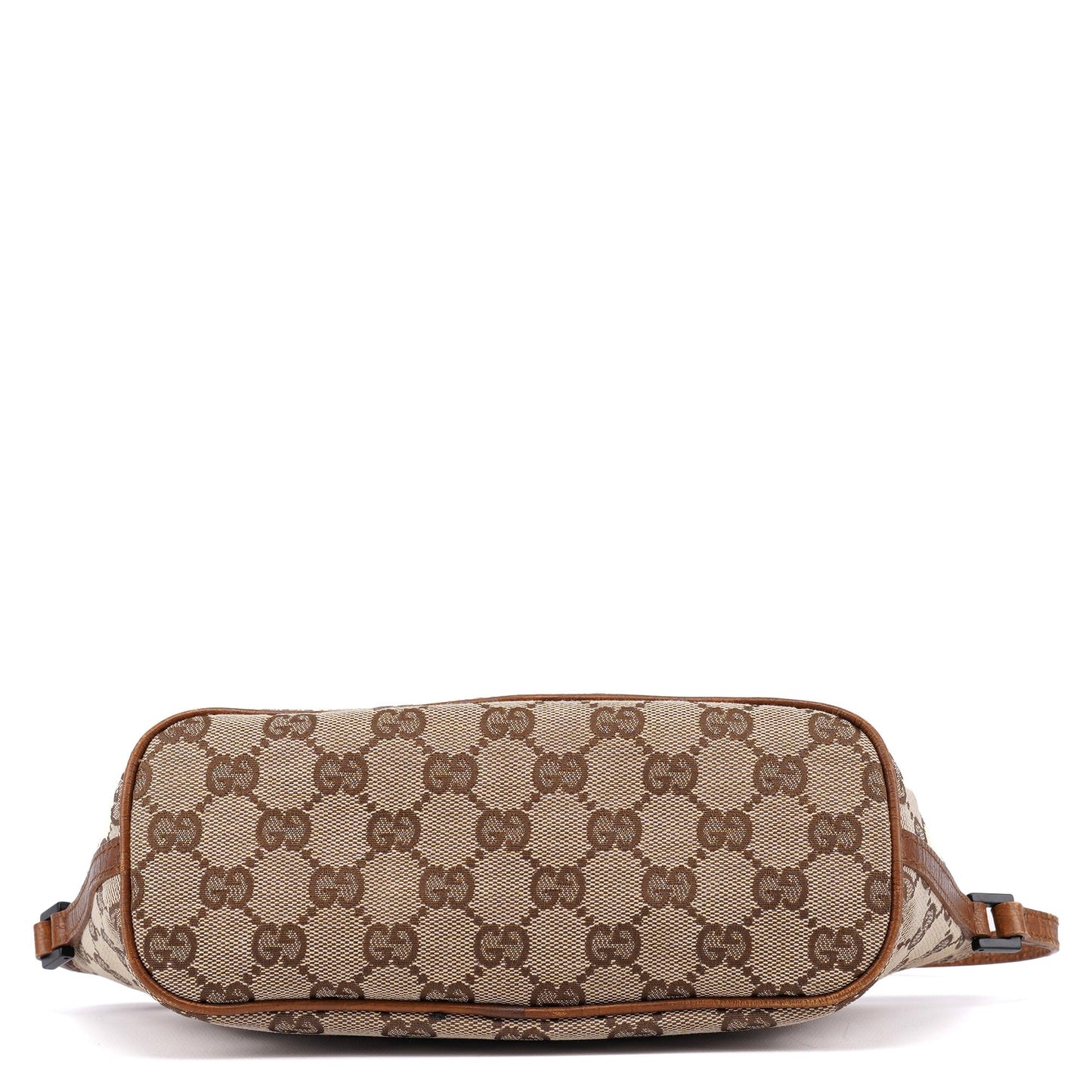 07198 Beige Brown GG Boat Pochette