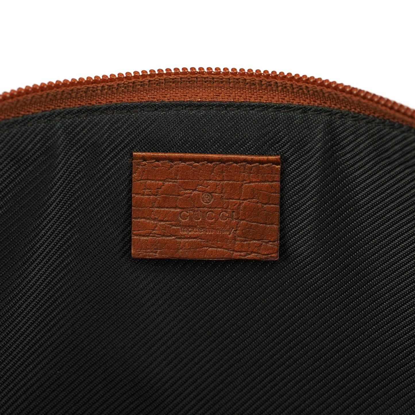 07198 Beige Brown GG Boat Pochette