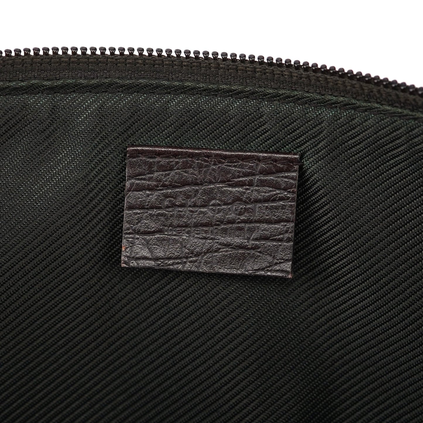 07198 Beige Brown GG Boat Pochette