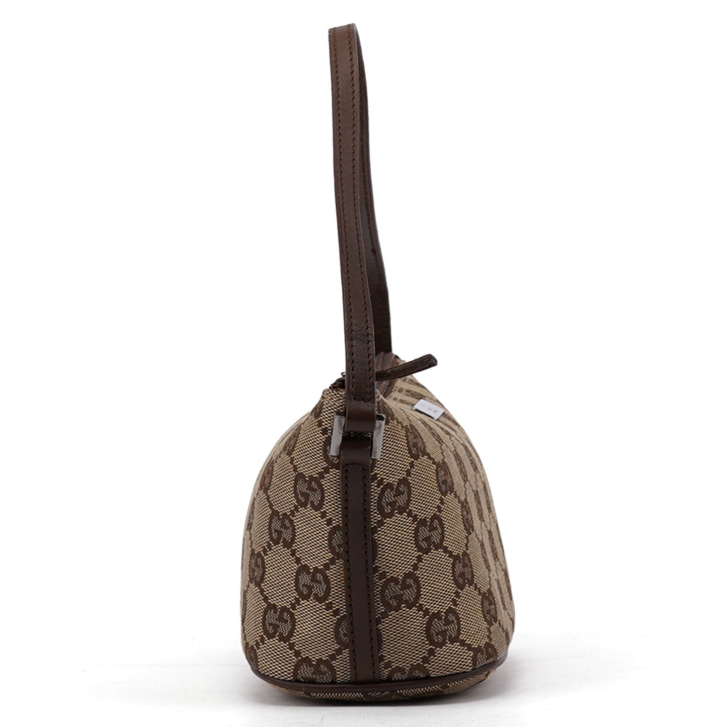 07198 Beige Brown GG Boat Pochette