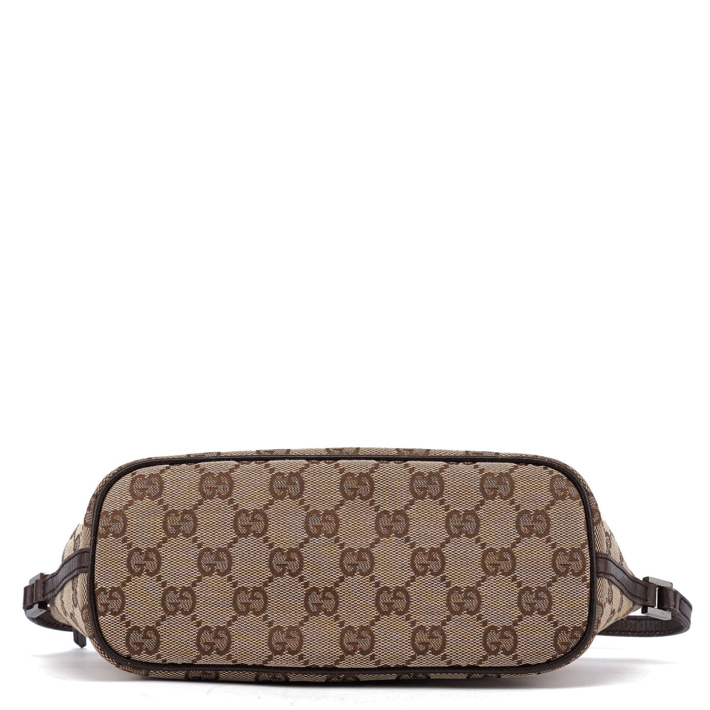 07198 Beige Brown GG Boat Pochette