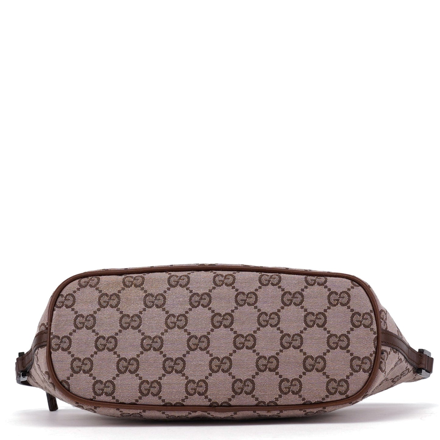07198 Beige Brown GG Boat Pochette