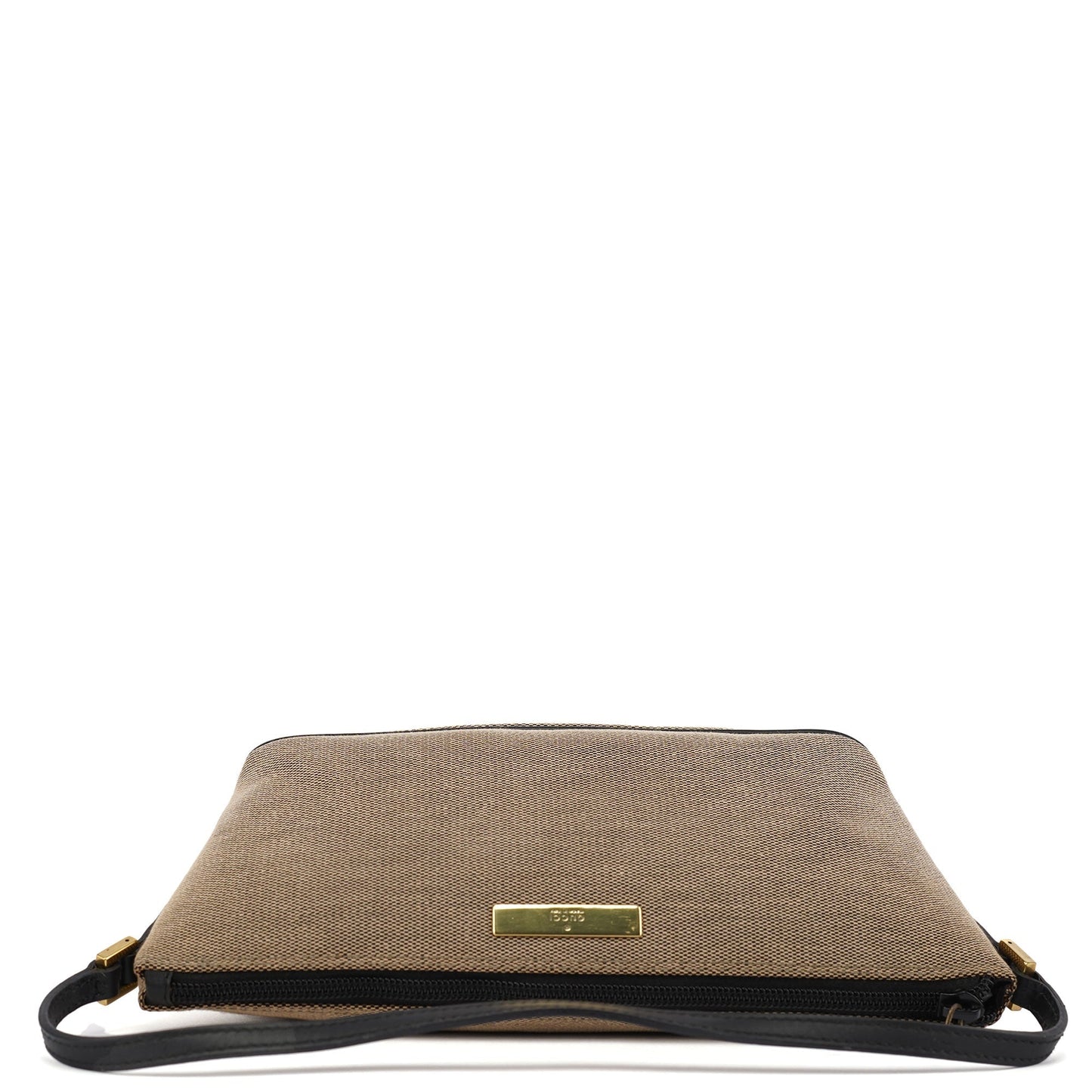 07198 Beige Canvas Boat Pochette