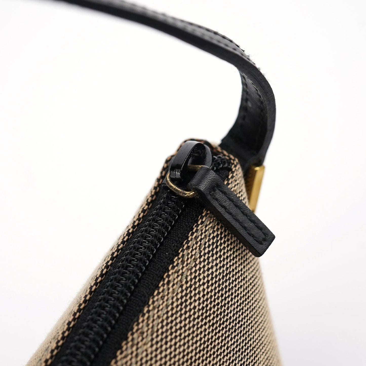 07198 Beige Canvas Boat Pochette