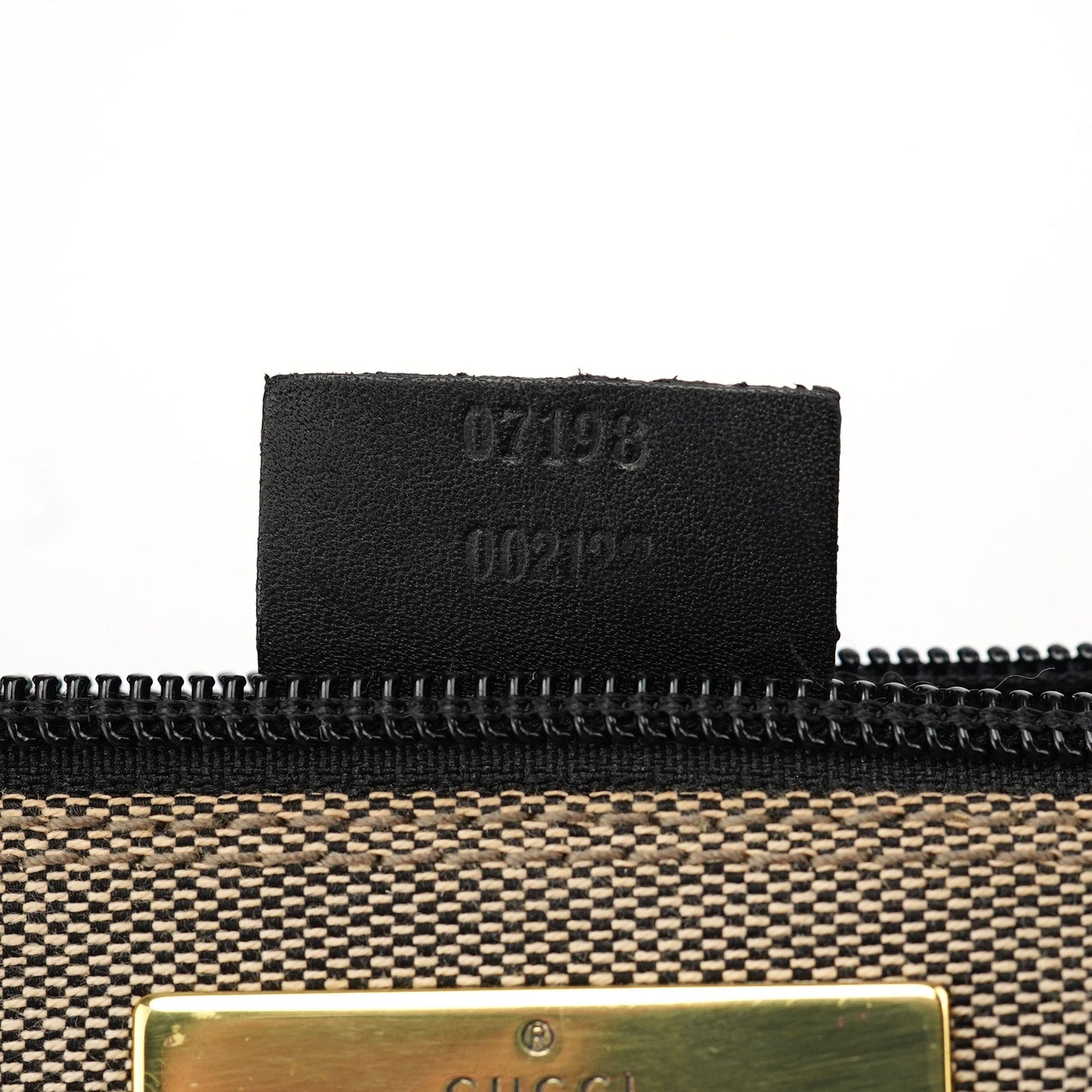 07198 Beige Canvas Boat Pochette