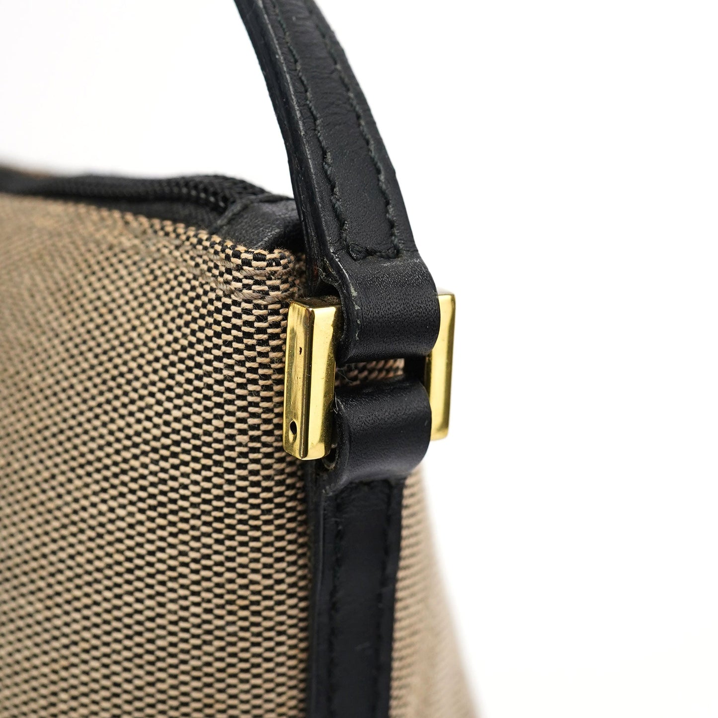 07198 Beige Canvas Boat Pochette