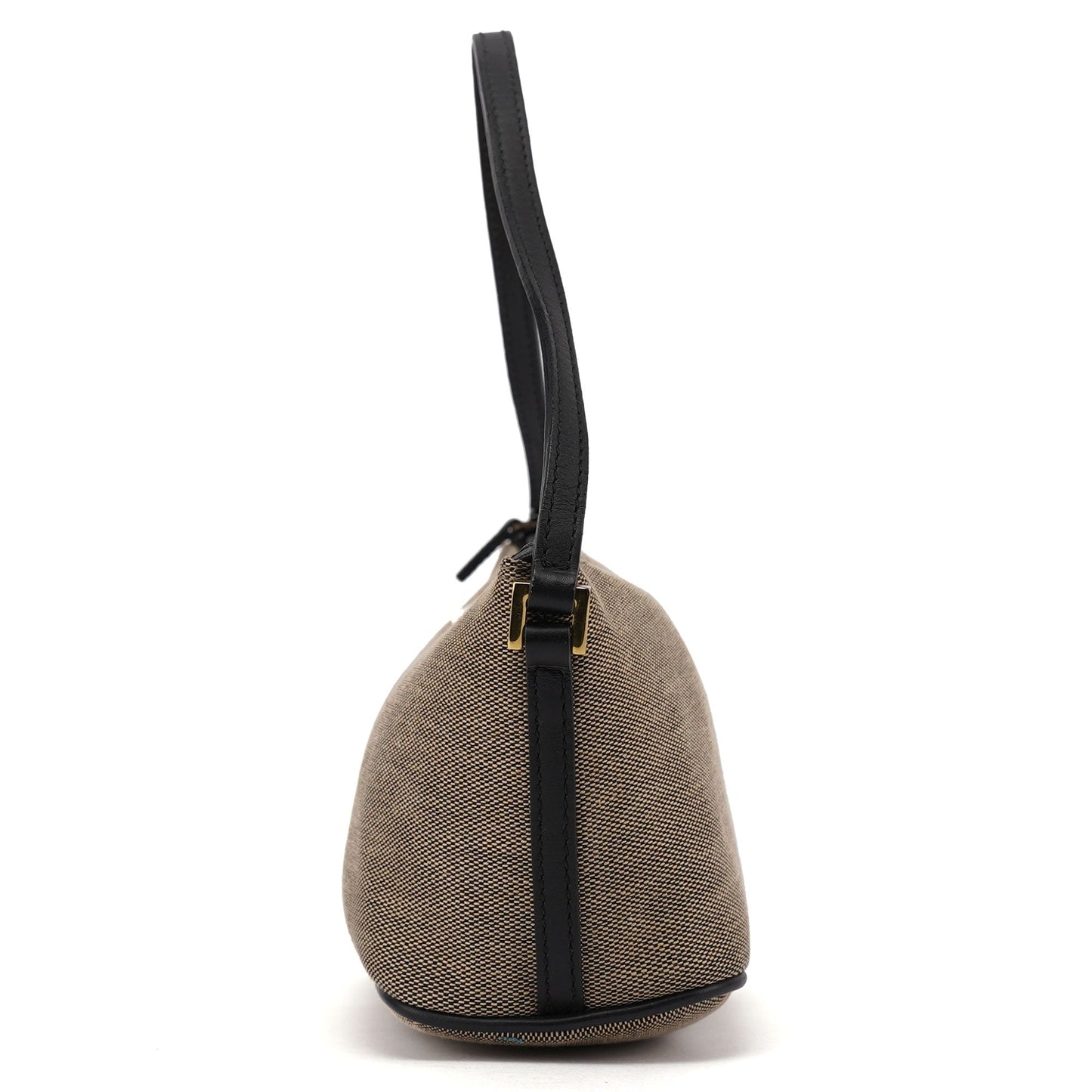 07198 Beige Canvas Boat Pochette